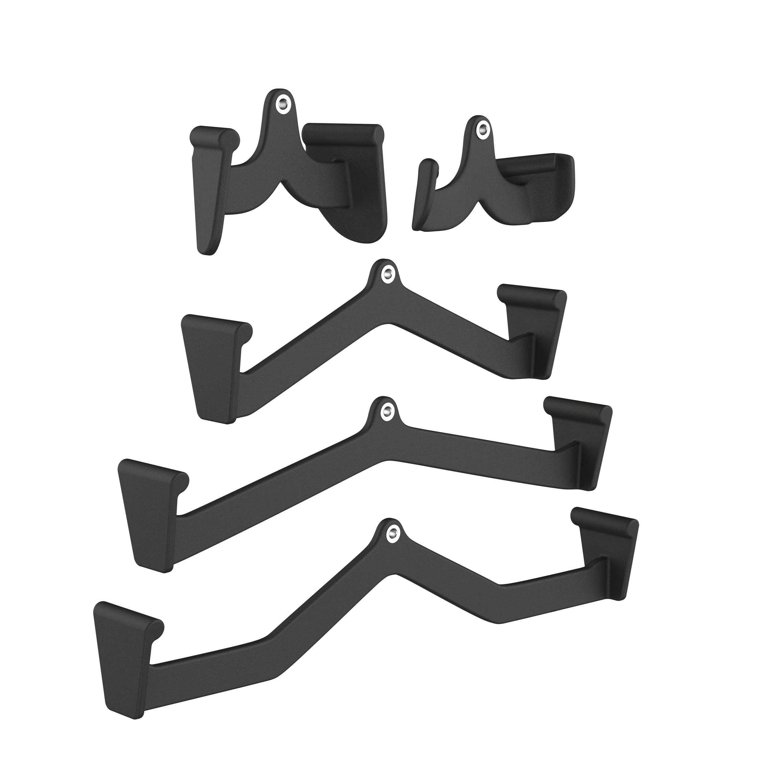 Tunturi Trainingshilfe Platinum Foam Grip Set 5 Stück Schwarz