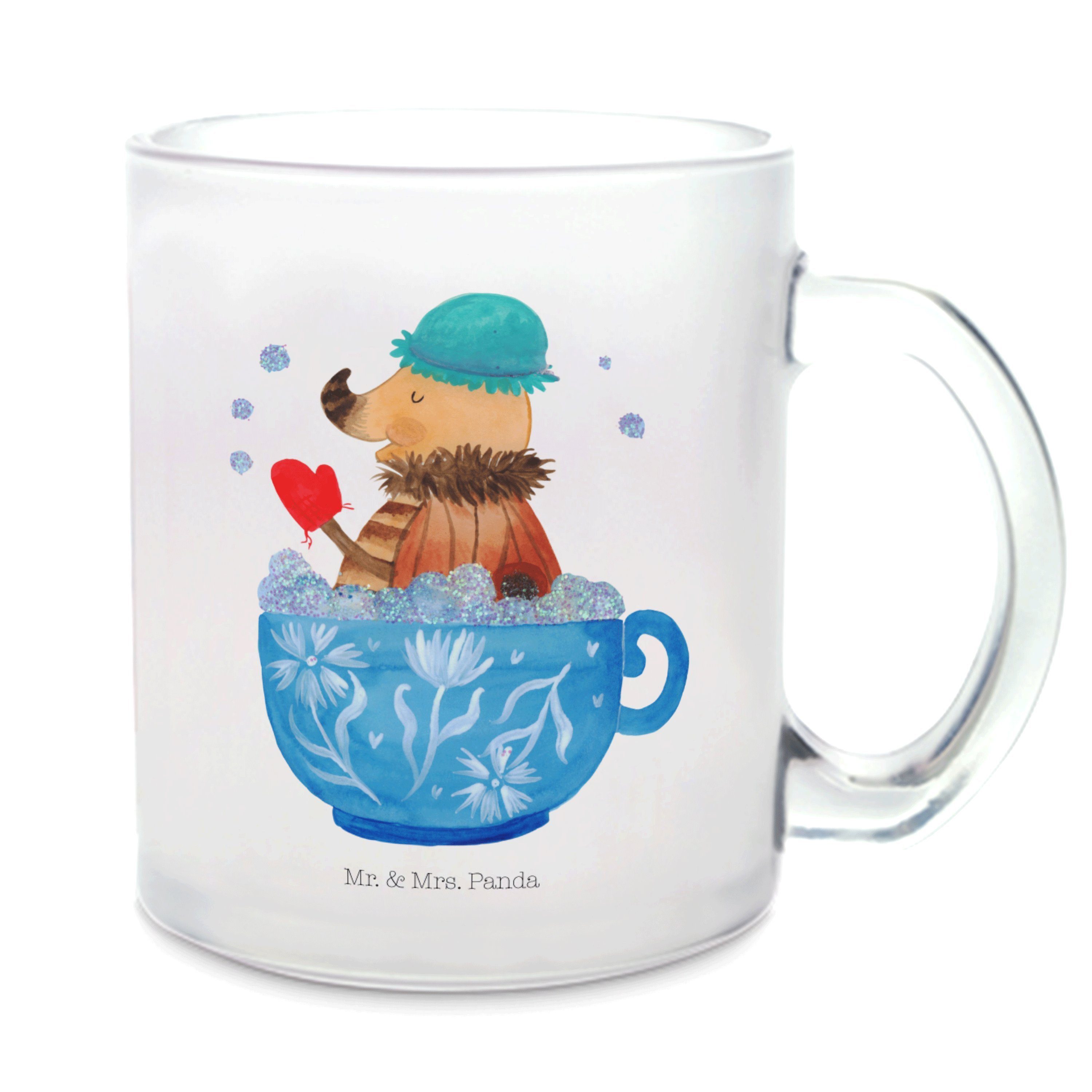Mr. & Mrs. Panda Teeglas »Nachtfalter Schaumbad Transparent Tiere