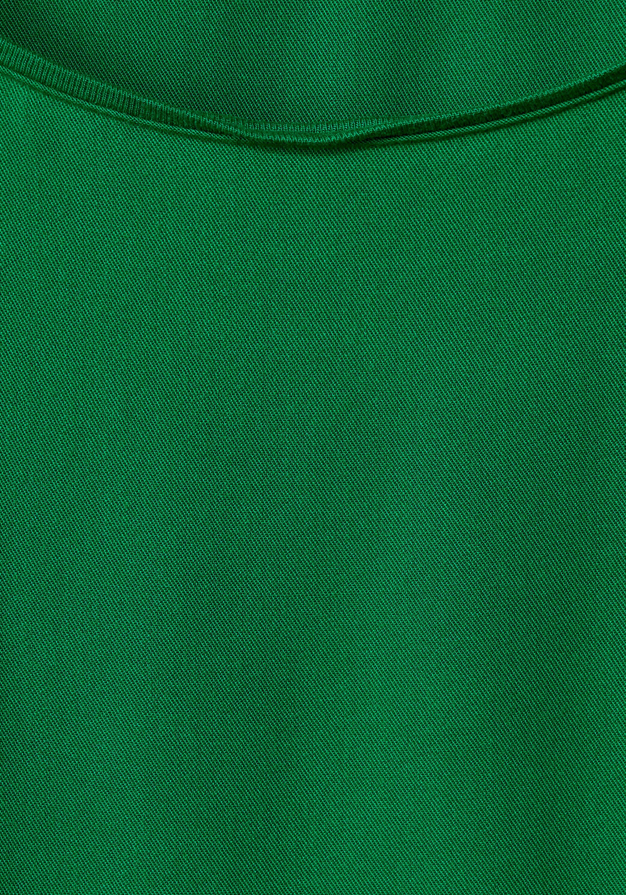 STREET ONE mit brisk EVI Rundhalsausschnitt STYLE green 3/4-Arm-Shirt