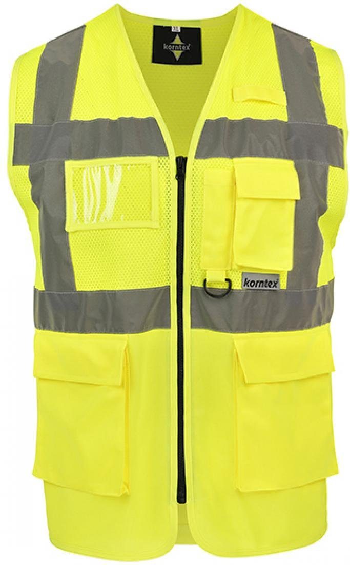 korntex Warnweste Multifunkitons-Warnweste Mesh Multifunction Vest