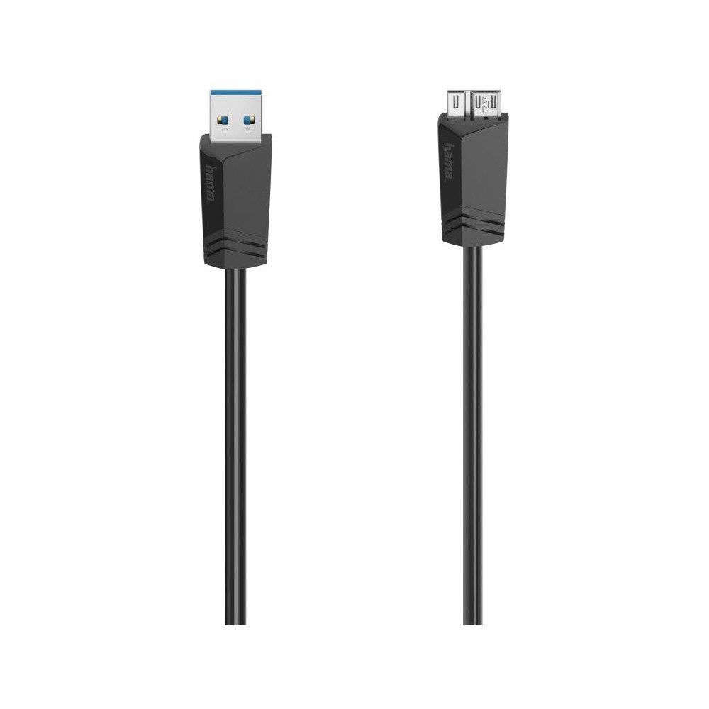 Hama Hama Micro-USB 3.0 Kabel 0,75m schwarz - Datenkabel. Adapter Micro-USB