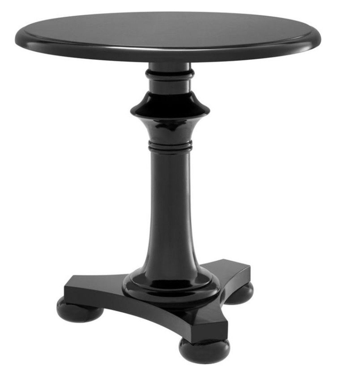Casa Padrino Beistelltisch Luxus Designer H. / x Limited Tisch Schwarz 65 cm Beistelltisch Edition 65 