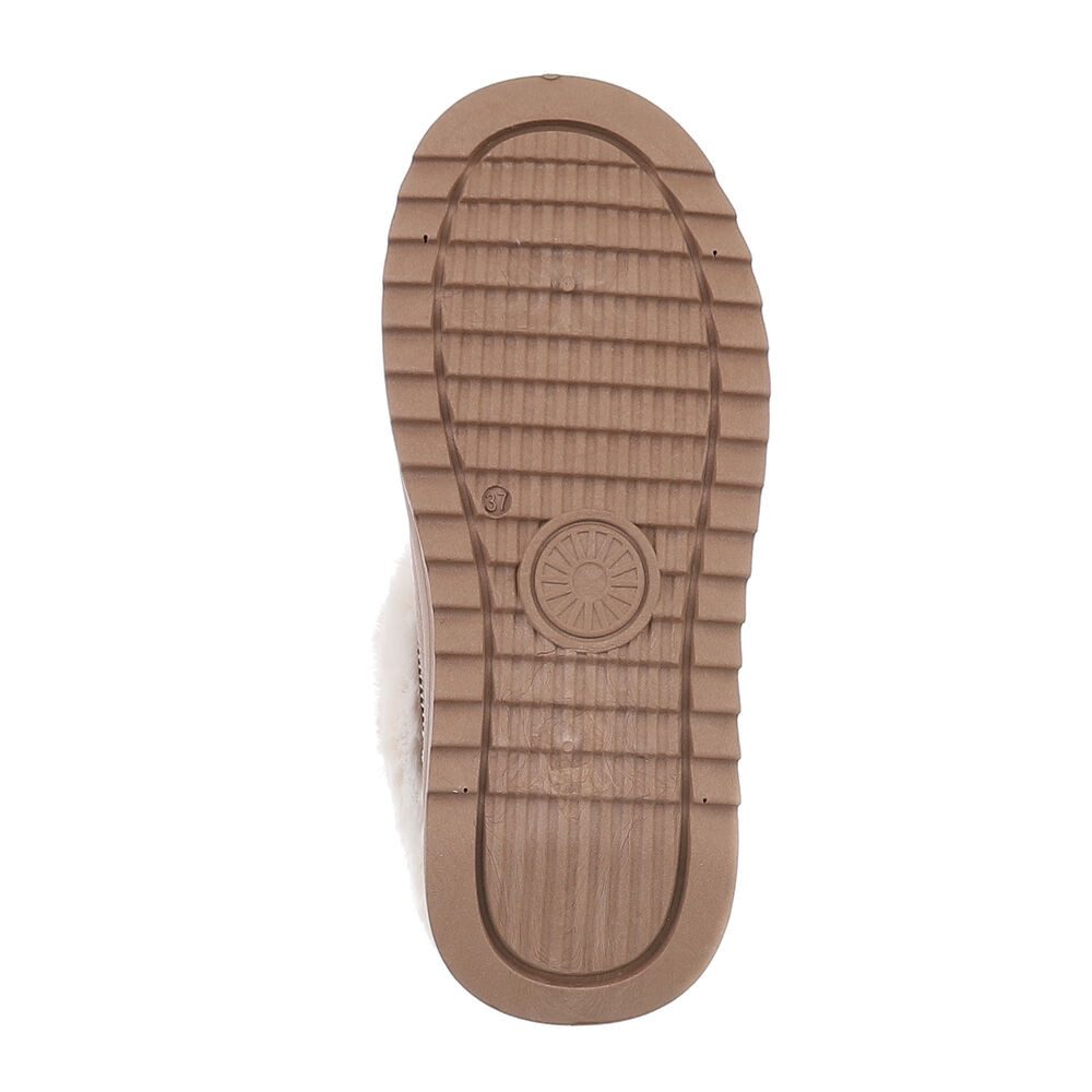 Ital-Design Damen Snowboots Freizeit Snowboots (87214351) Flach Plateaustiefeletten in Hellbraun