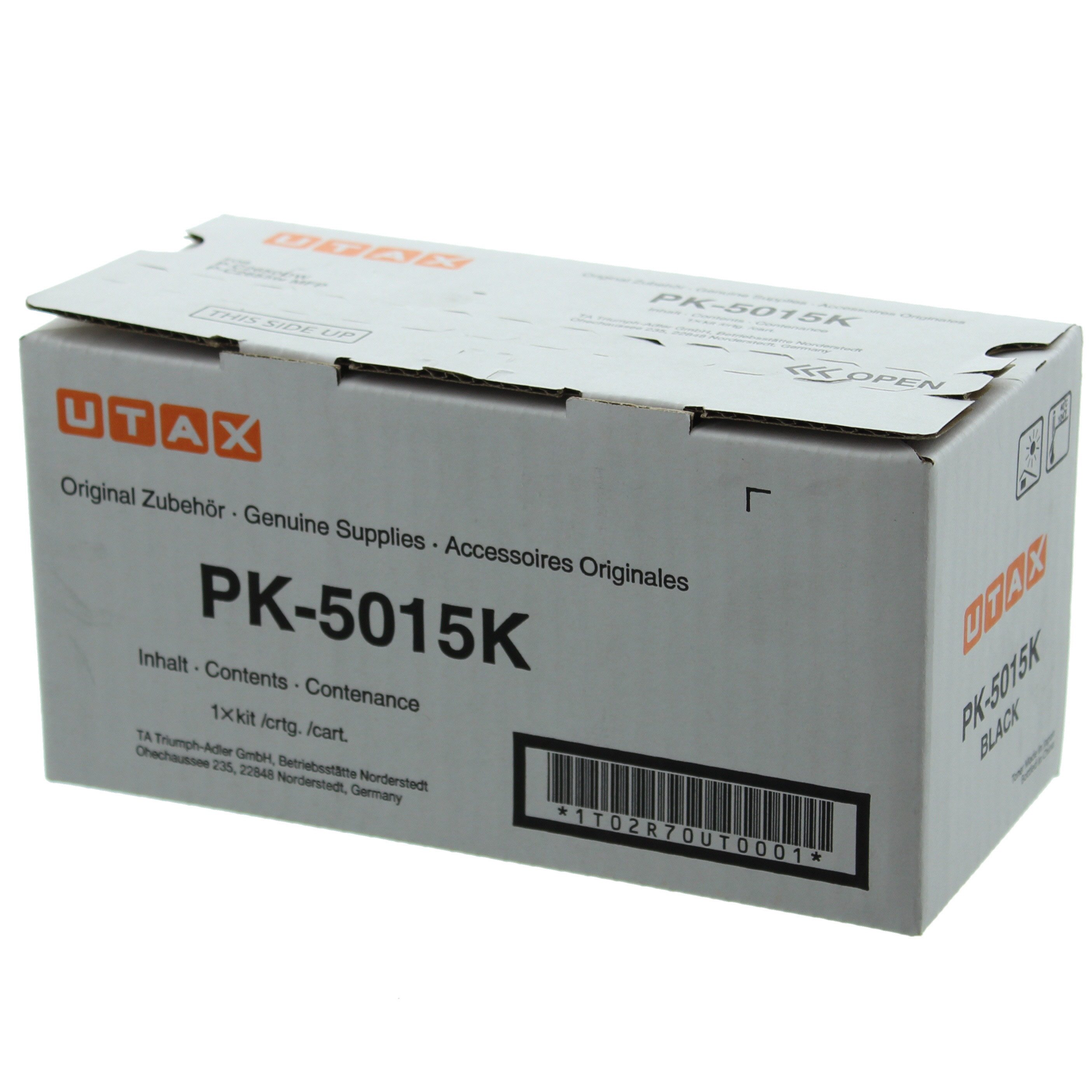 UTAX Tonerpatrone Toner-Kit Utax PK-5015K schwarz