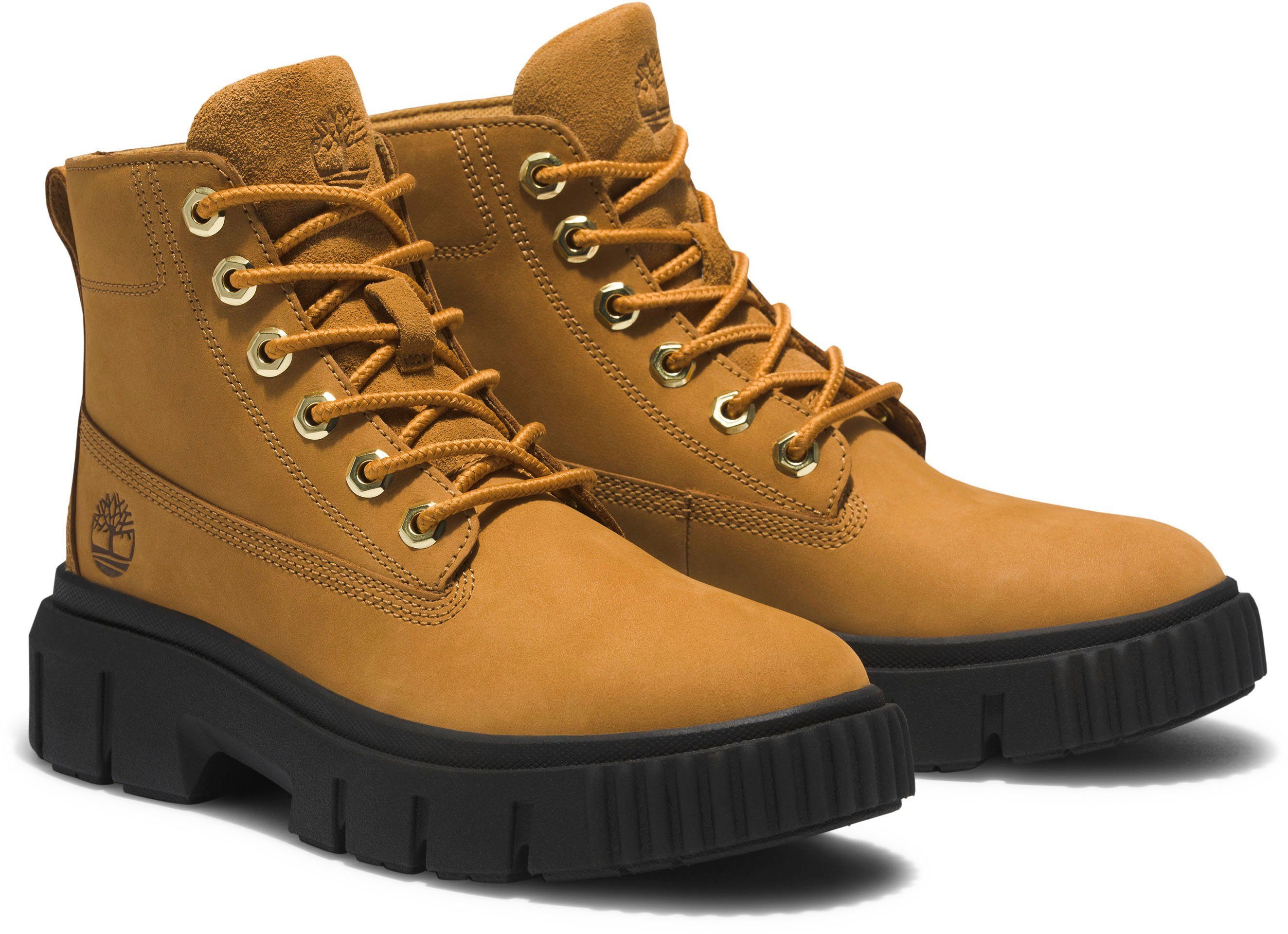 Timberland Greyfield Leather Boot Schnürboots wheat