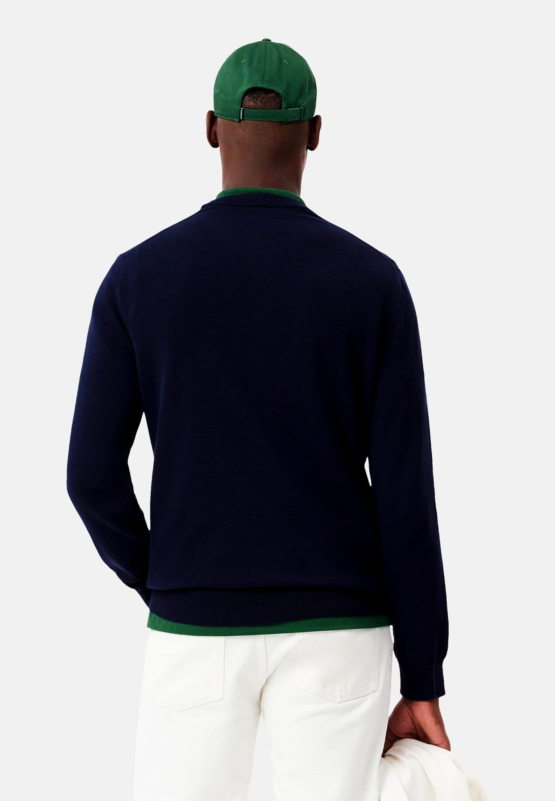 Lacoste Strickpullover Pullover Strickpullover R-Neck (1-tlg)