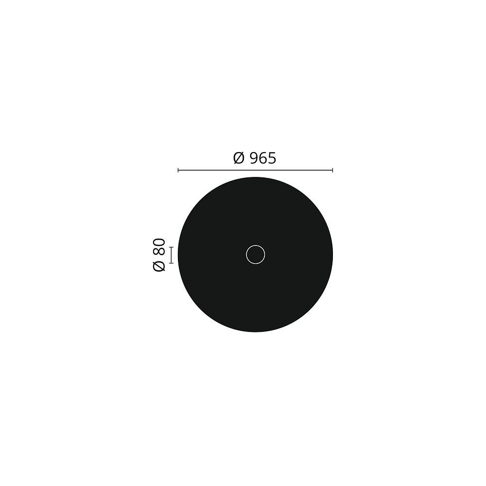 NOËL & MARQUET weiß Durchmesser nmc Medallion, Deckenelement, Zeitloses Design 1 R-25 Stuckrosette, Klassisches by Decken-Rosette Zierelement, 96,5cm), St., Deckenrosette, (Rosette