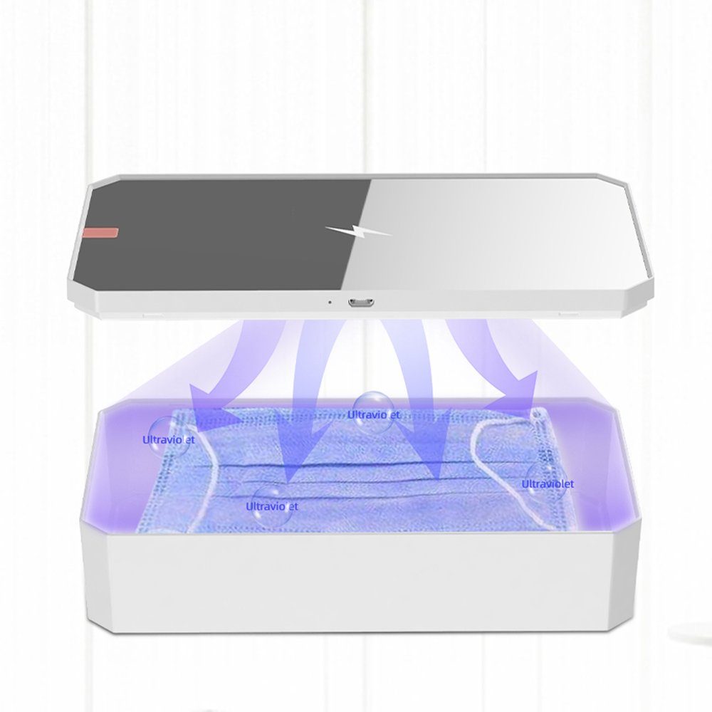 Desinfektionsmittelspender Desinfektionsbox, Leicke kabelloses Laden (1-tlg), Smartphones UV von