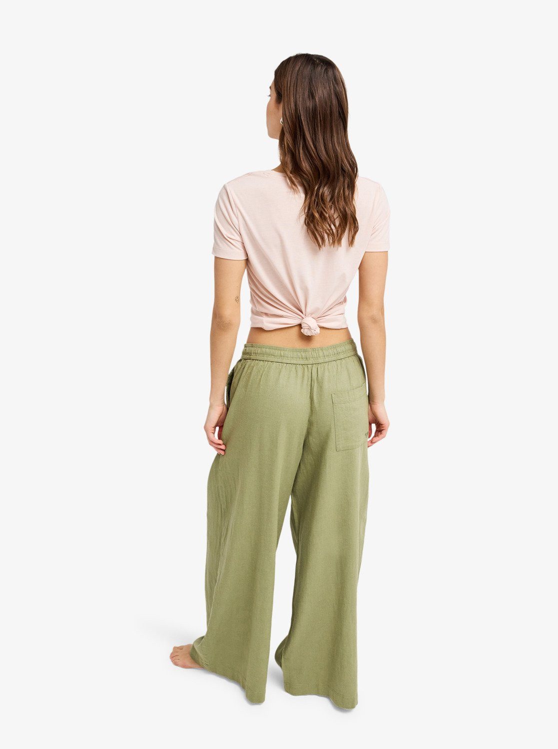 Roxy Strandhose LEKEITIO BREAK MID PANT mit Eingrifftaschen, atmungsaktives Material, gerade Beinform