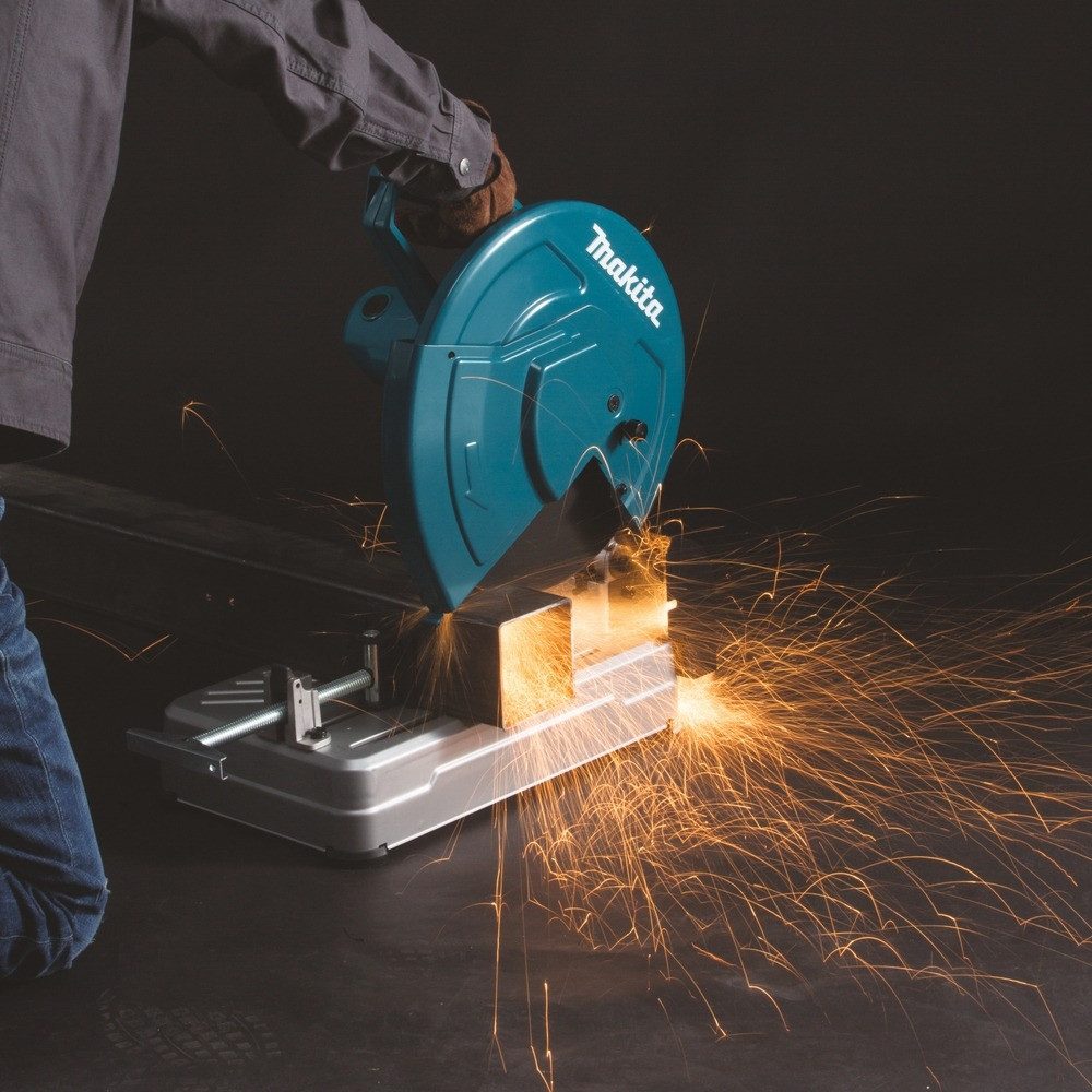 Makita Kombischleifer, max. 3800 U/min, Trennschleifmaschine 2.200 W, LW1400, 355 mm - im Karton
