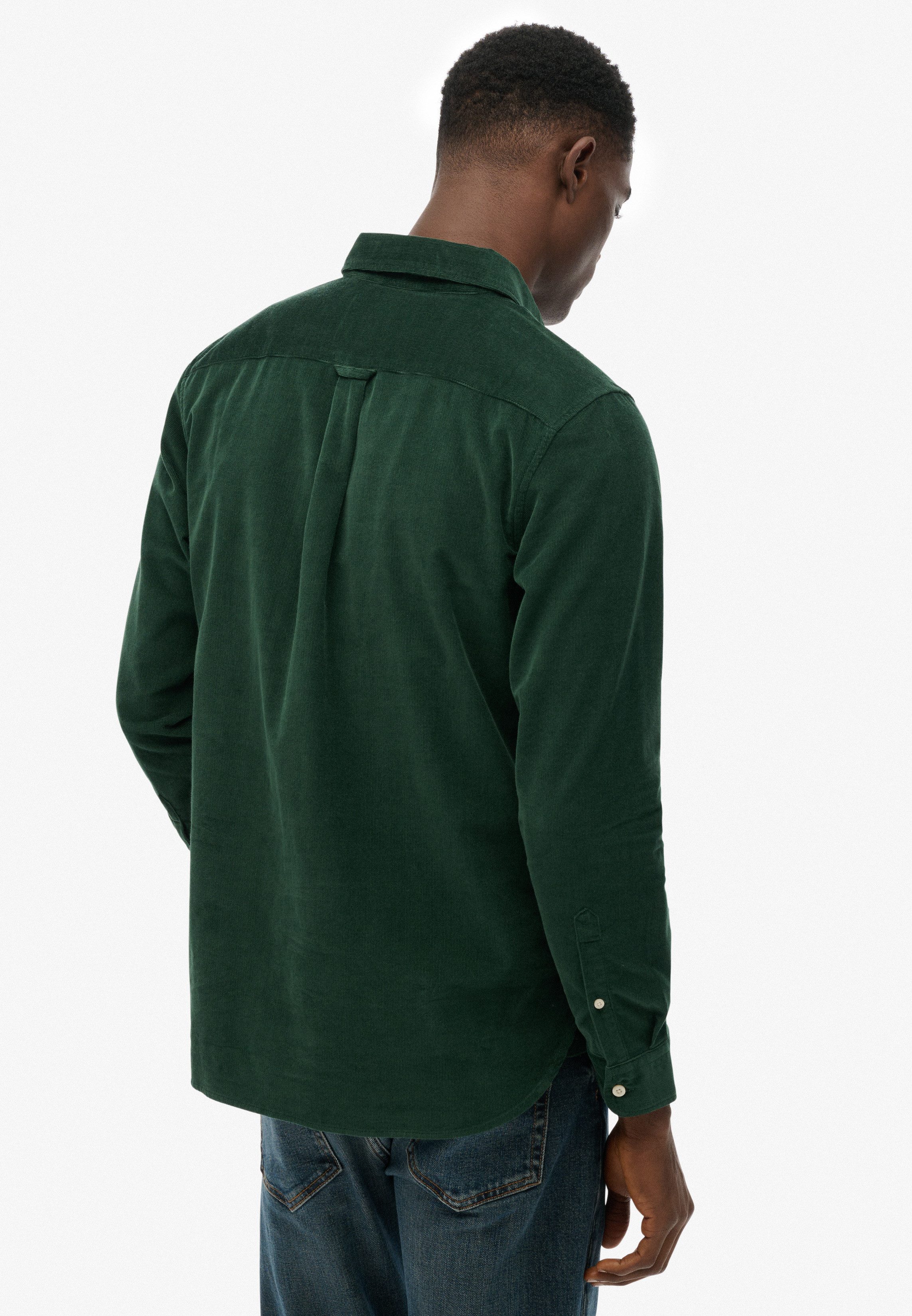 Superdry Langarmhemd CLASSIC NEEDLE CORD SHIRT Baumwolle, regular fit