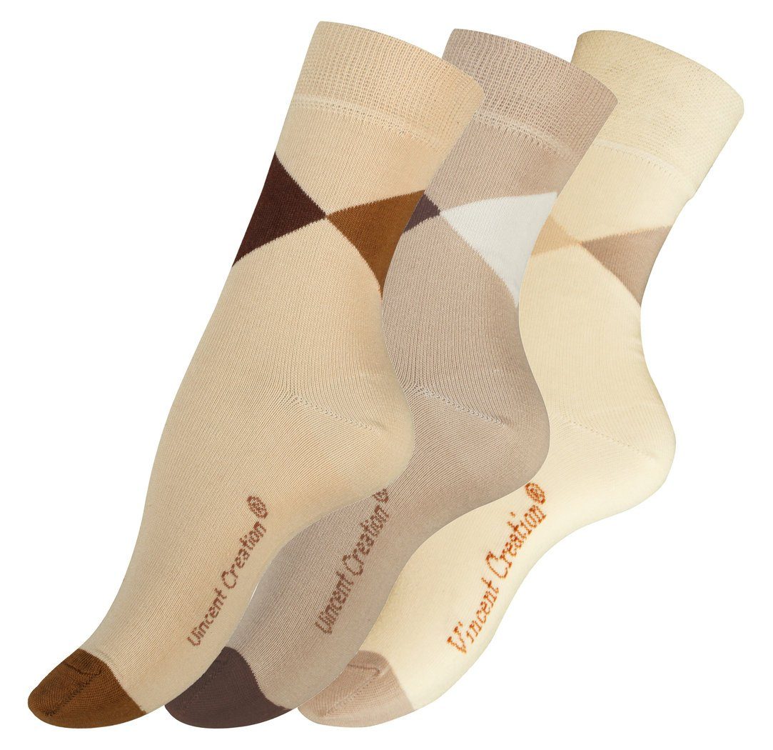Neueste und Beste Vincent Creation® Baumwollqualität in Socken (3-Paar) angenehmer
