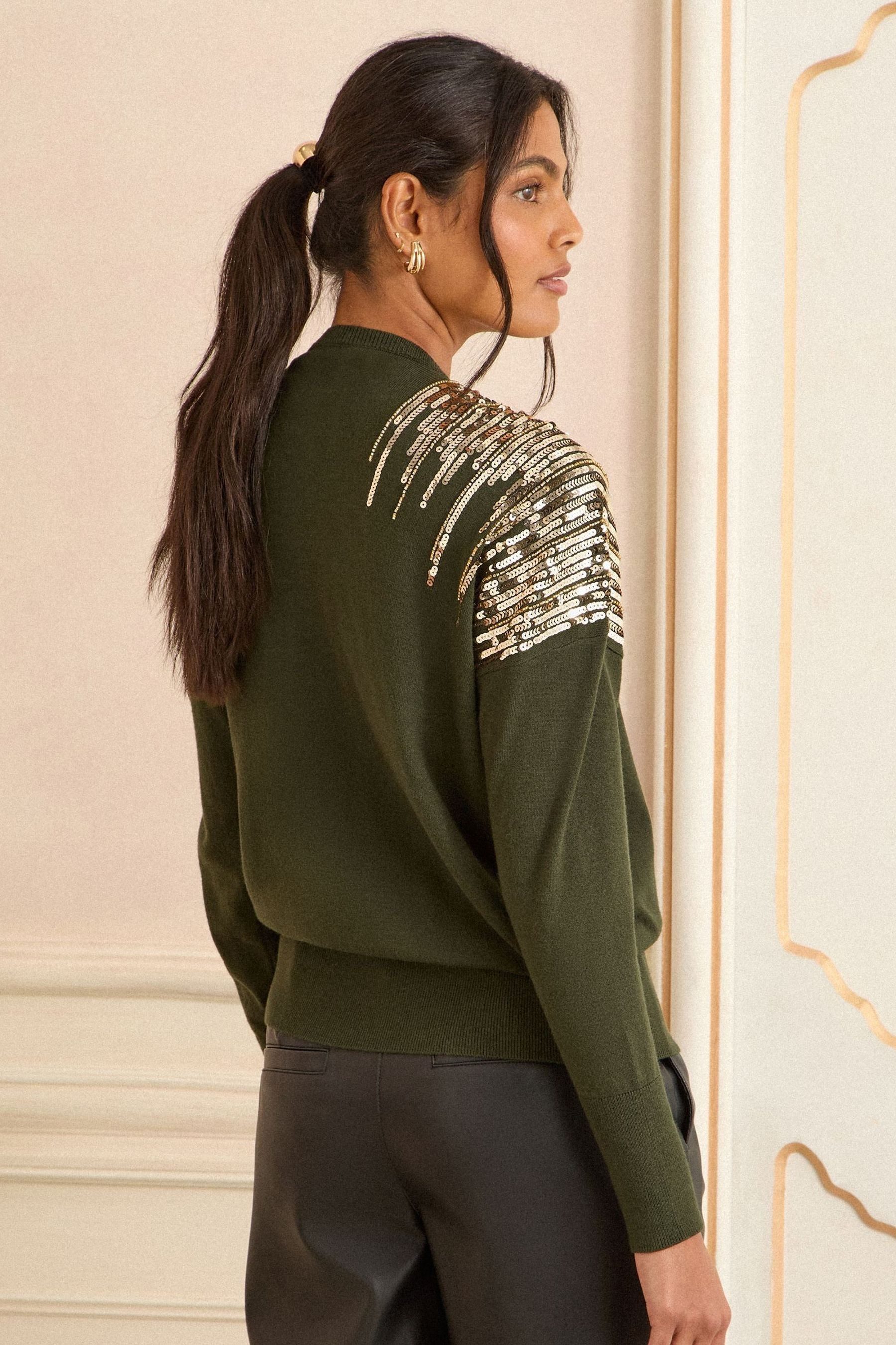 Love & Roses Strickpullover Love & Roses Strickpullover mit Pailletten (1-t günstig online kaufen