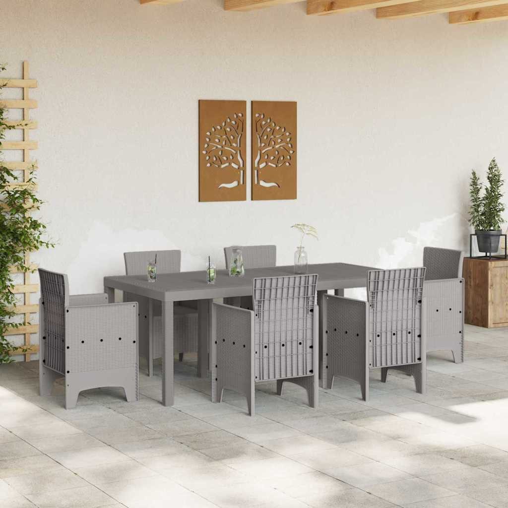 vidaXL Gartentisch Gartentisch Hellgrau 200 x günstig online kaufen