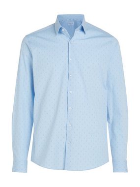 Calvin Klein Kurzarmhemd POPLIN LEAF PRINT SLIM SHIRT