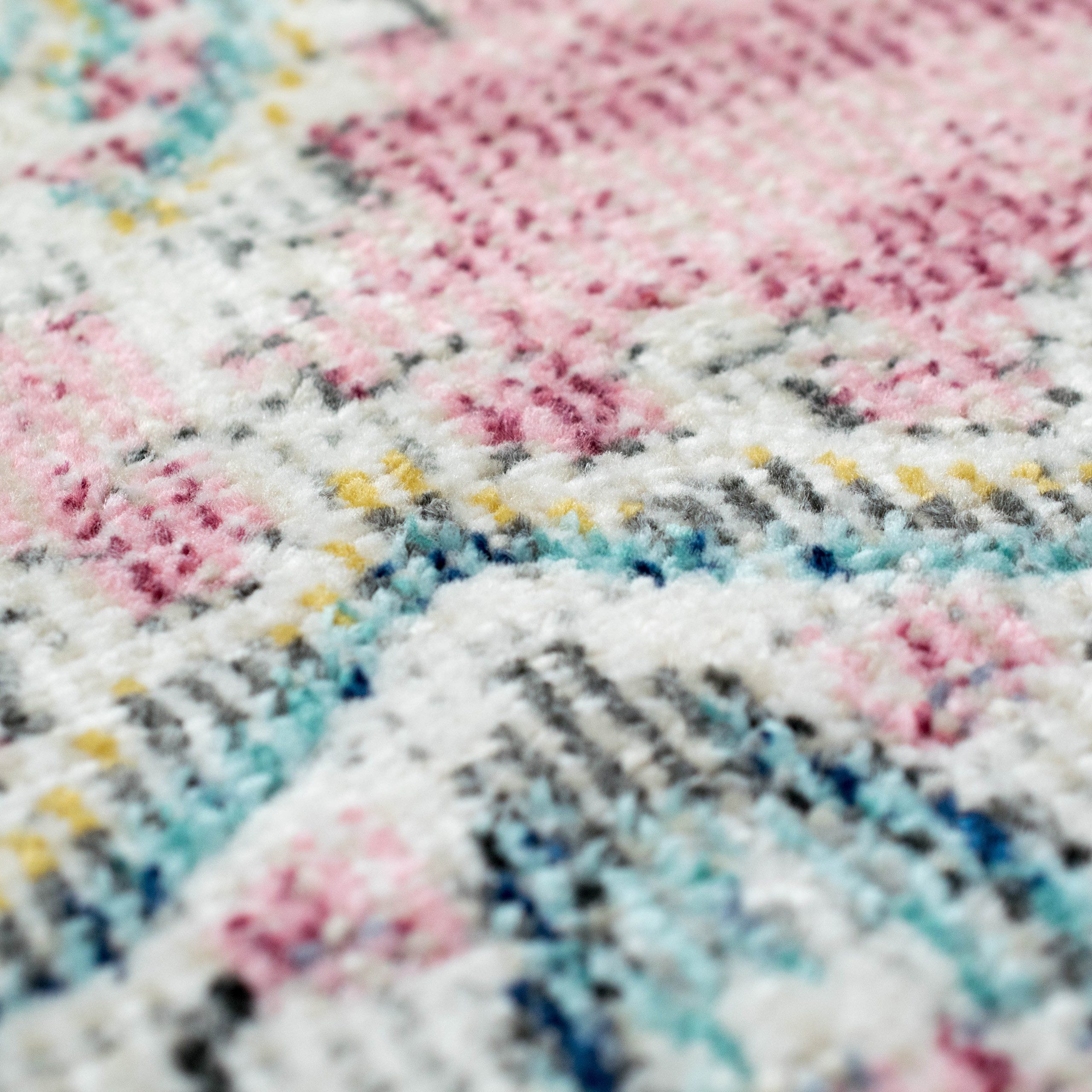 Carpetia Outdoorteppich In- und Outdoor, rund, Höhe: 5 mm, mit orientalischem Vintage-Ornamentmuster