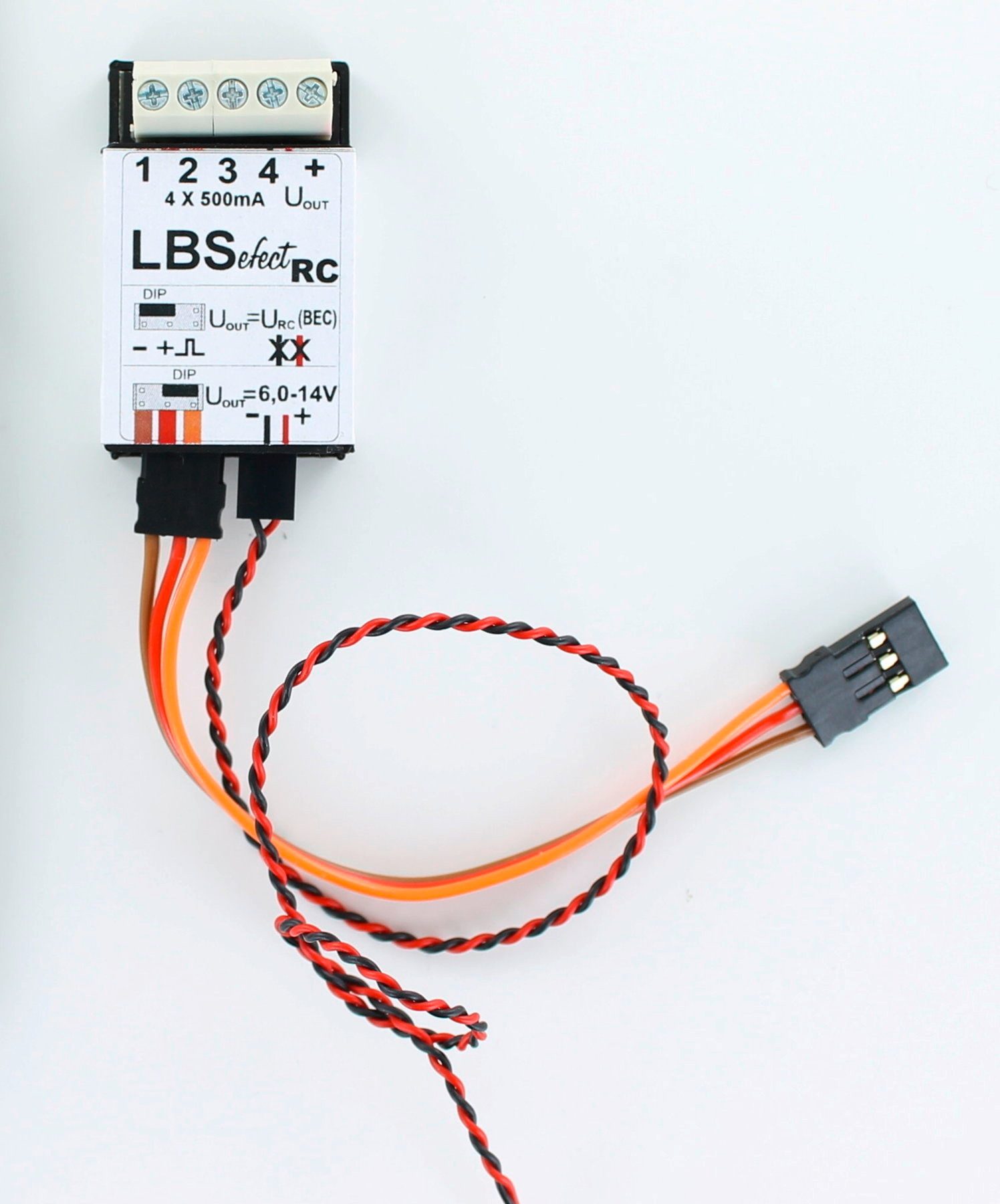 Carson Universal Lichtmodul LBS15 4x350mA BEC 5V/DC 6-14V RC-Ladegerät