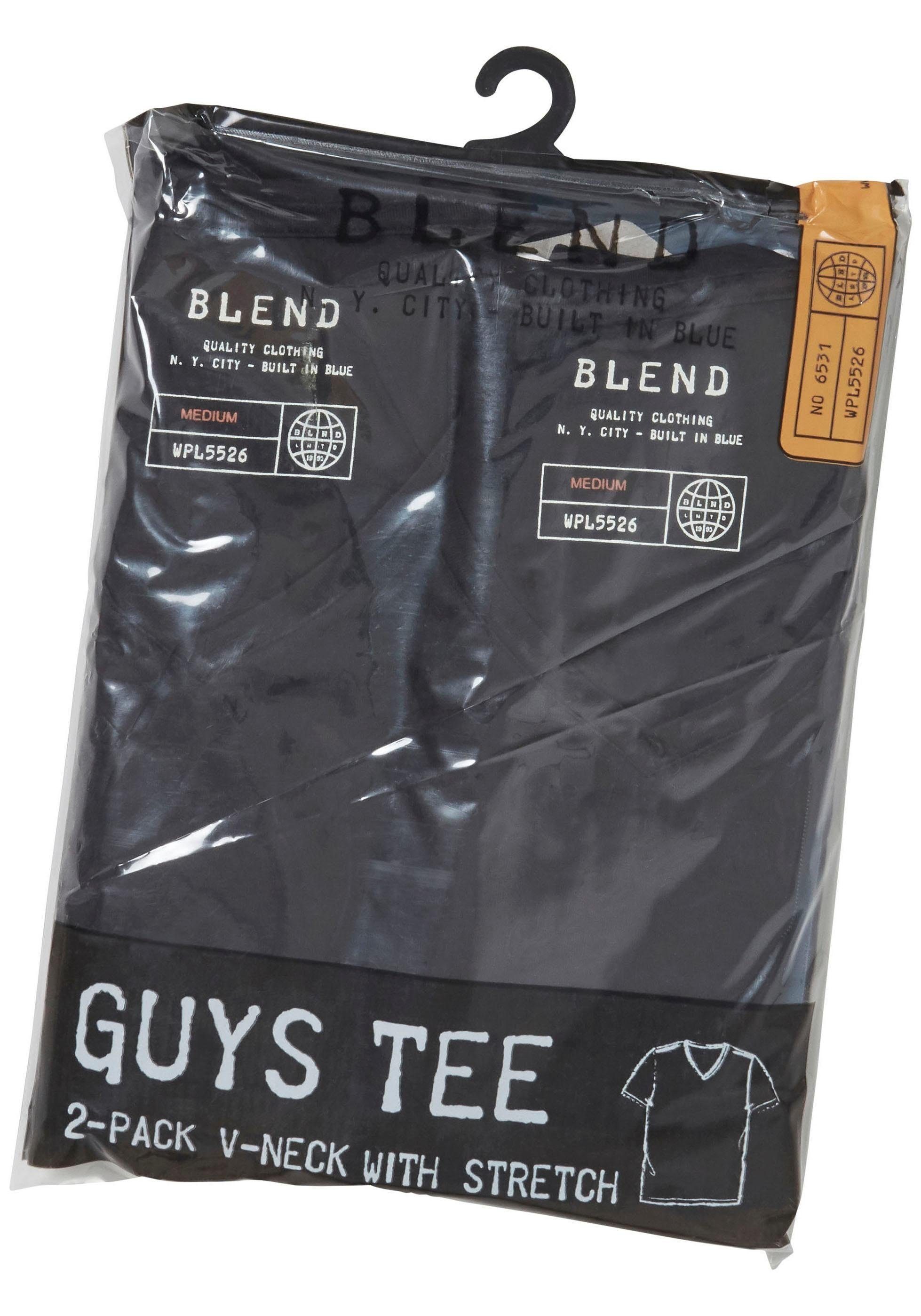 Blend (Packung, 2-tlg., 2er-Pack) T-Shirt BLACK