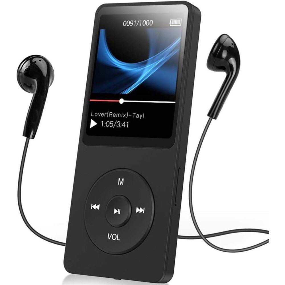 Farbbildschirm MP3-Player 1,8Zoll 5.0 TFT MP3 64GB GelldG Player Bluetooth mit
