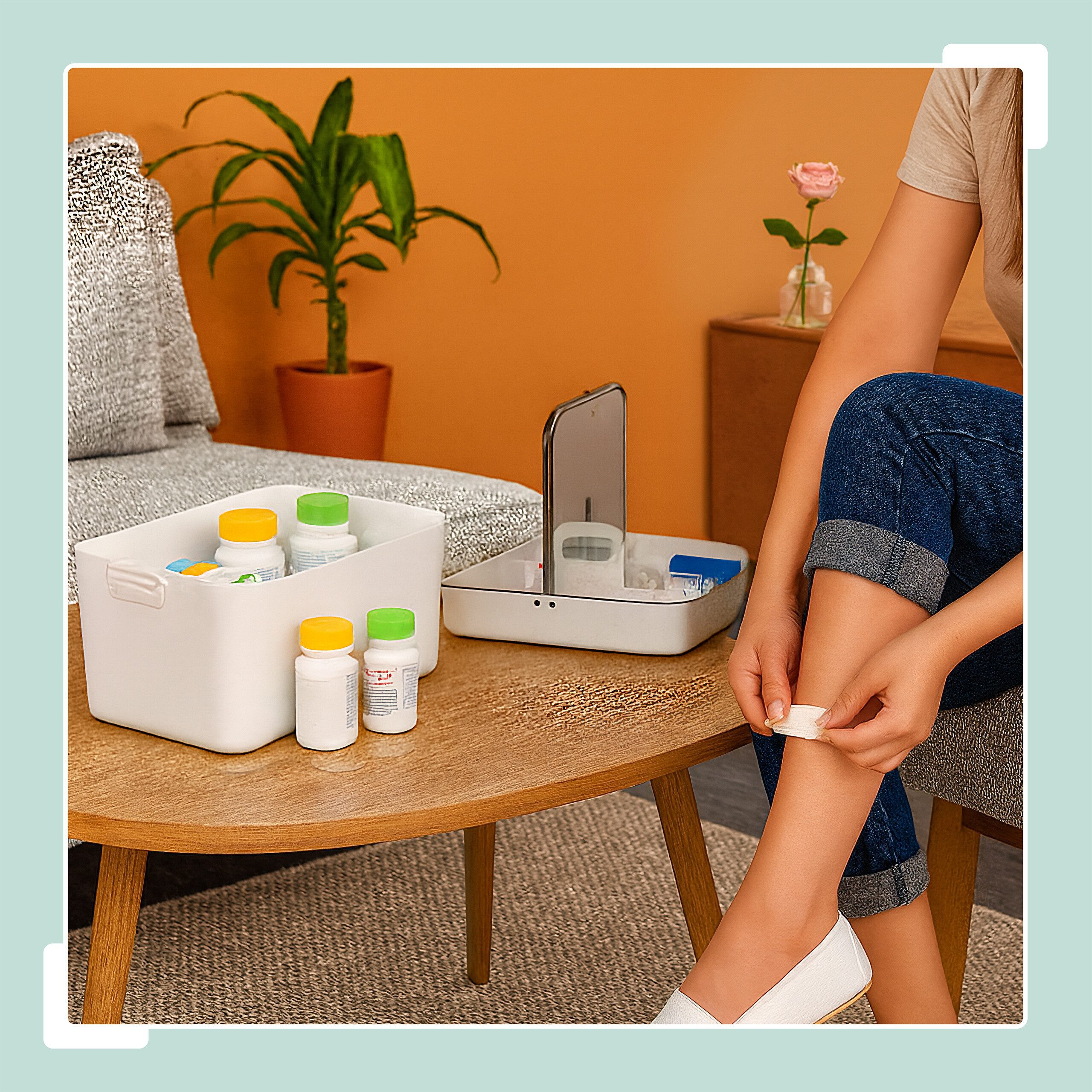 relaxdays Medizinschrank Hausapotheke mit 2 Etagen (1-St) Weiß-Grau günstig online kaufen