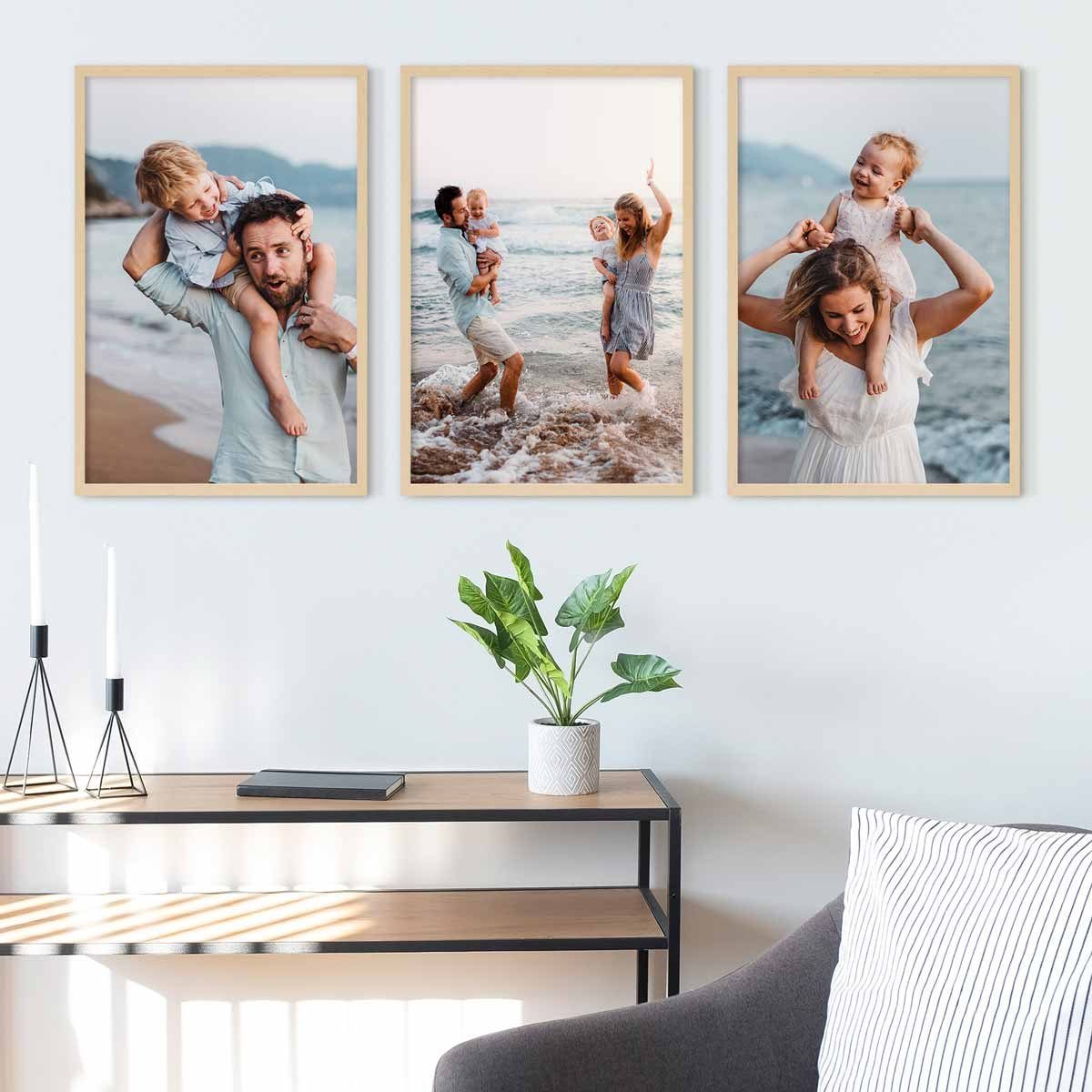 PHOTOLINI Bilderrahmen 3er Set, stabiles MDF-Holz, günstig online kaufen