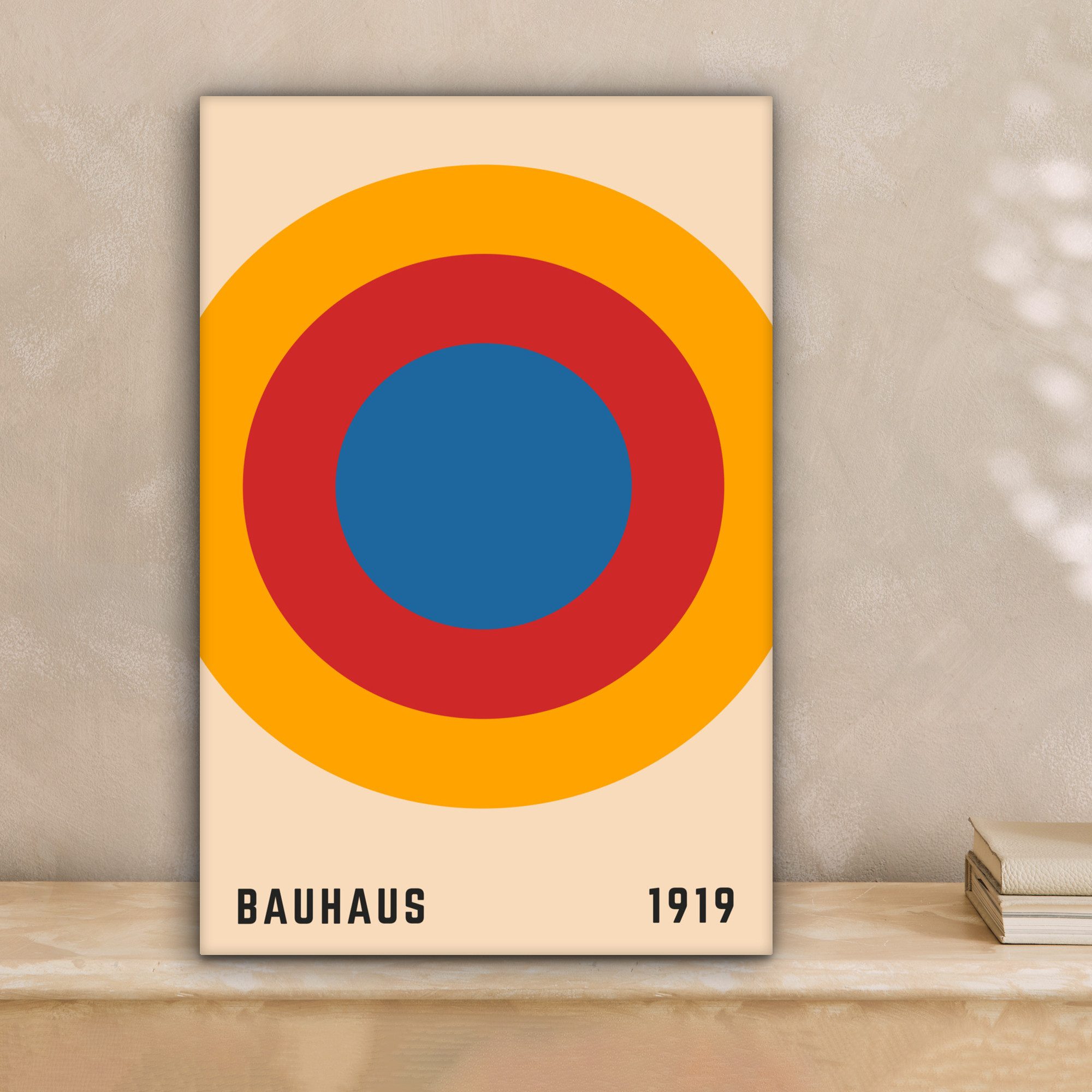 OneMillionCanvasses® Leinwandbild Bauhaus - Abstrakt - Vintage - Kunst - Ku günstig online kaufen
