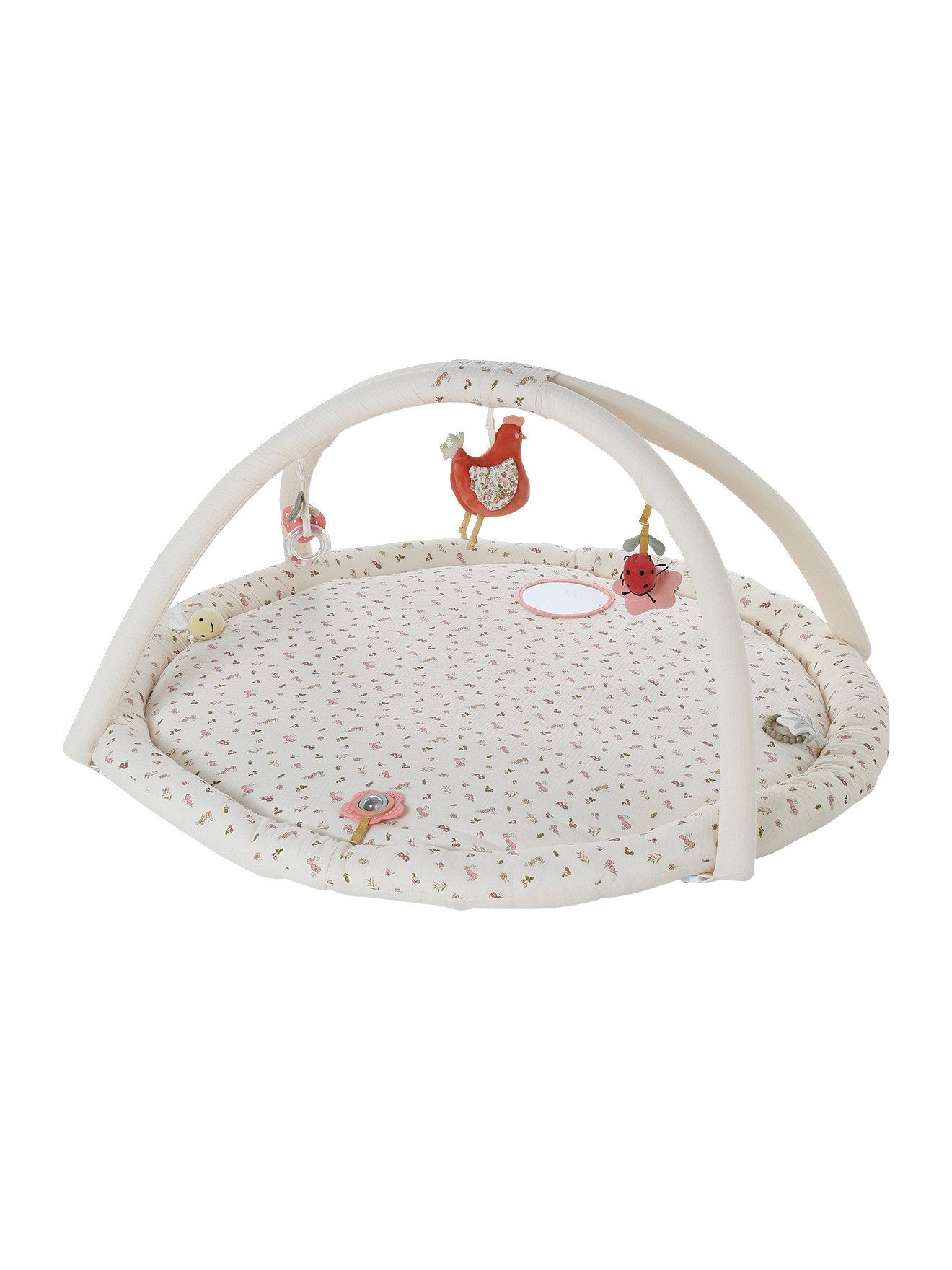 Krabbeldecke Baby Activity-Decke mit Spielbogen & Umrandung, vertbaudet