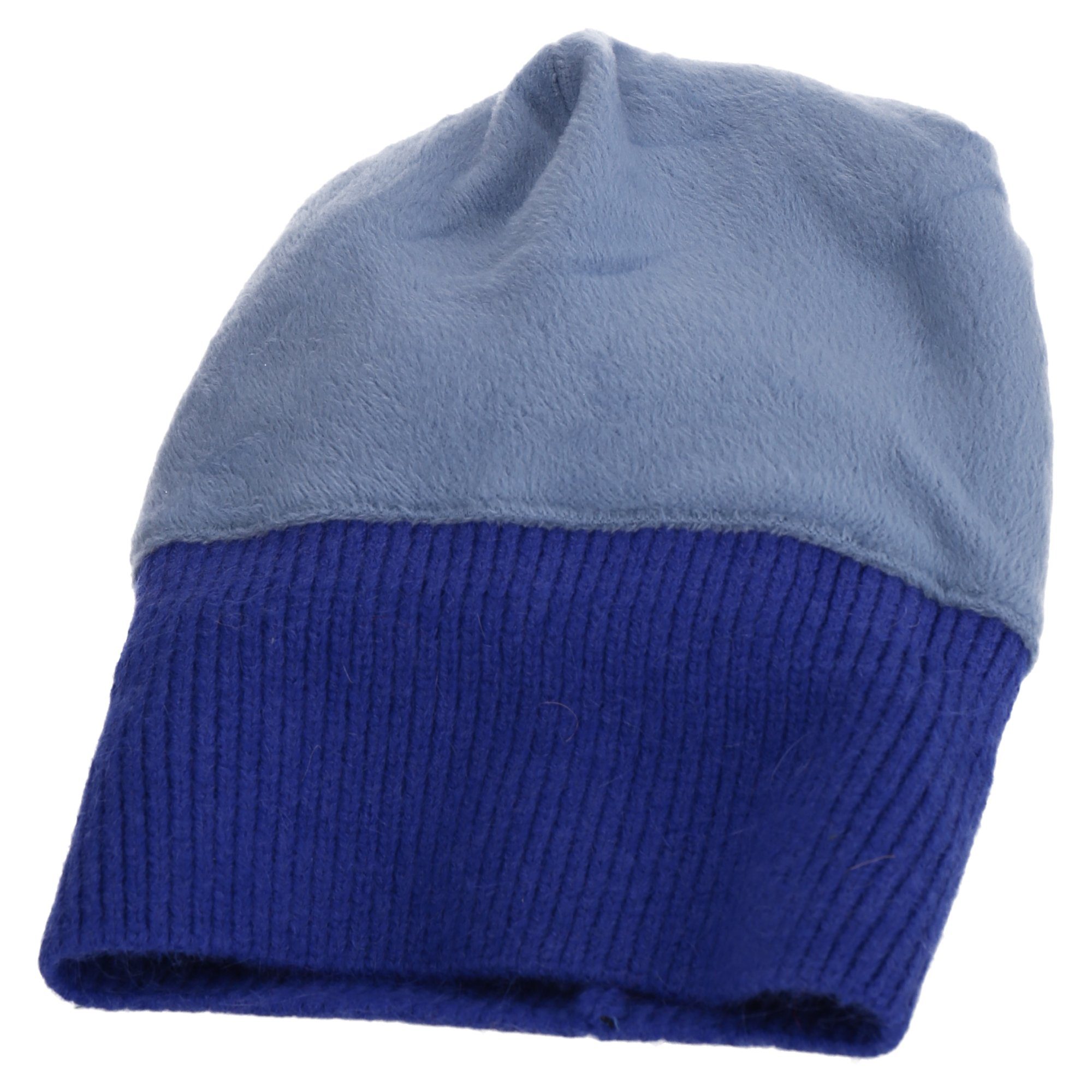 cofi1453 Strickmütze Wintermütze weicher Warmer Grobstrick