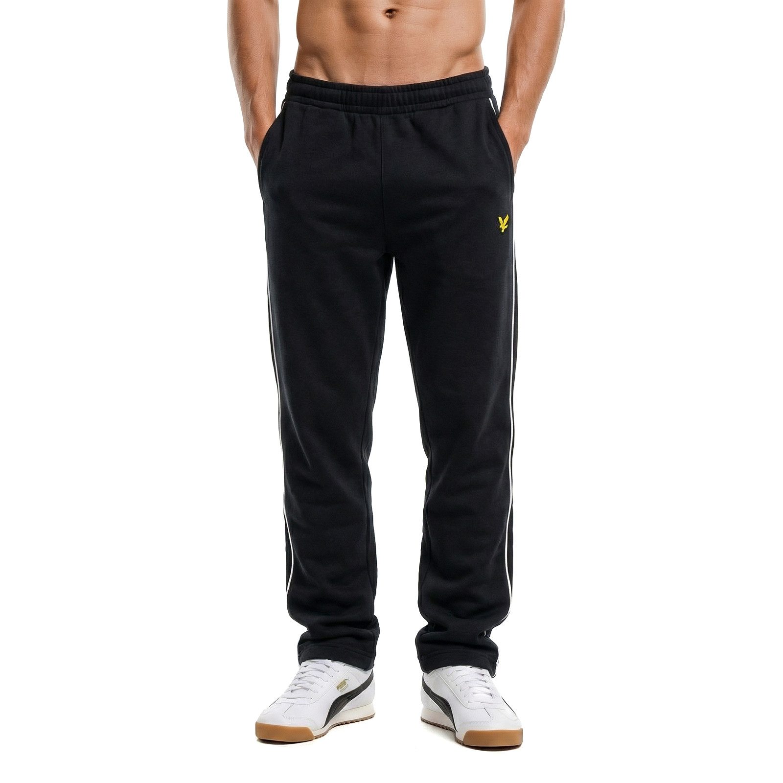 Lyle & Scott Jogginghose Hose Lyle&Scott Piped Straight Leg Track günstig online kaufen
