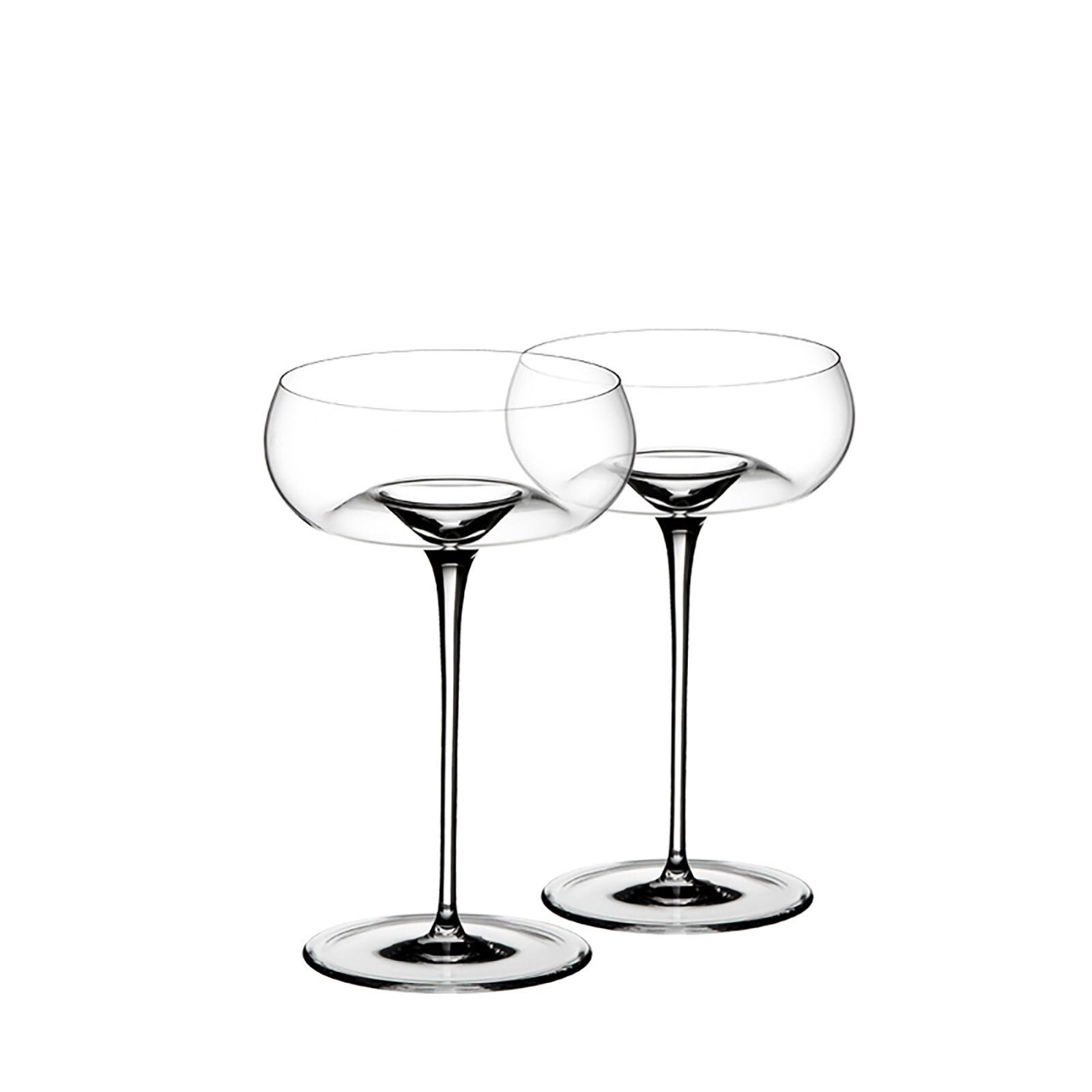 ZIEHER Champagnerglas Vision Weingläser 250 ml 2er Set, 2-tlg., Glas