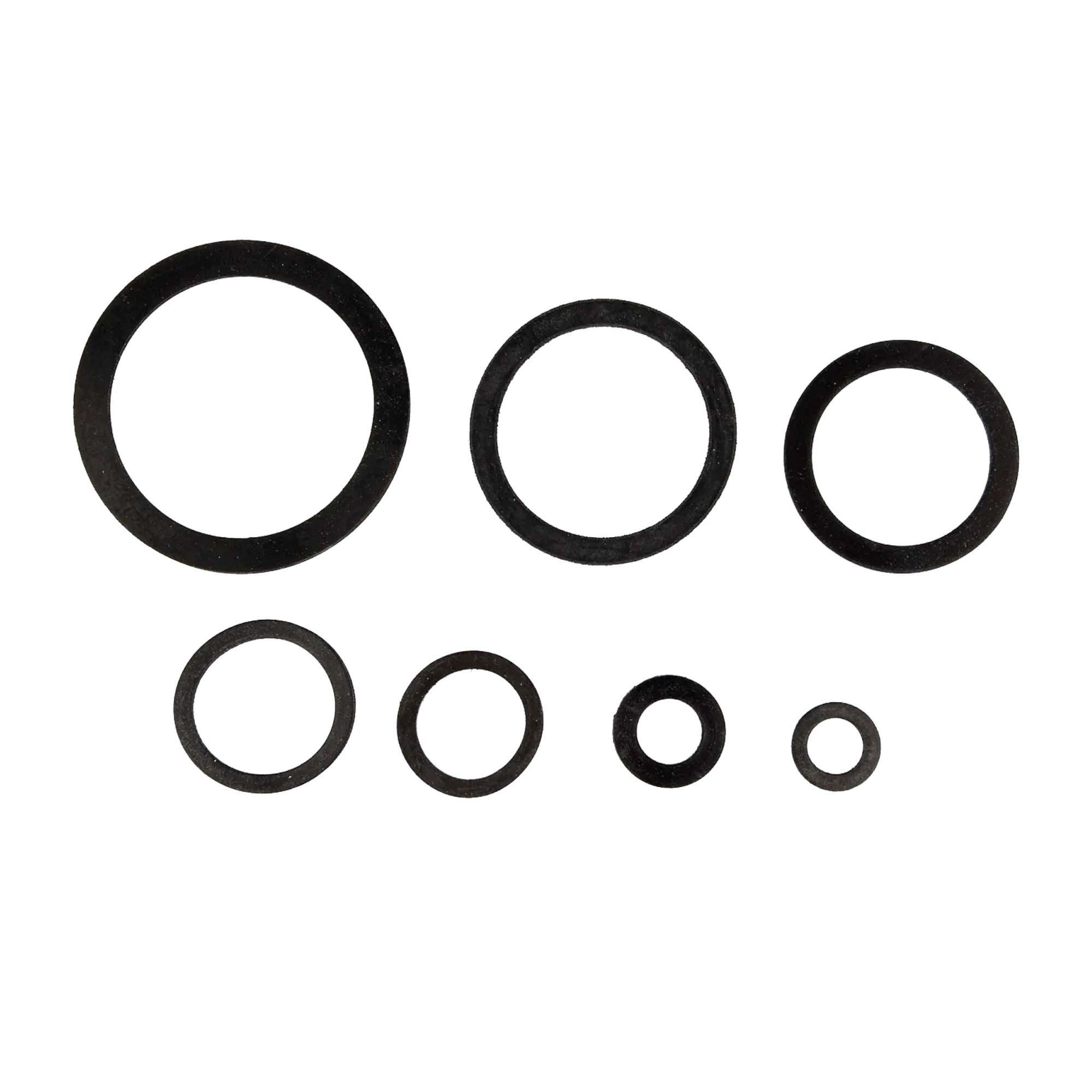 tecuro Gewindefitting Gummidichtung - verschiedene Größen, 15 x 20,5 x 3,0 mm