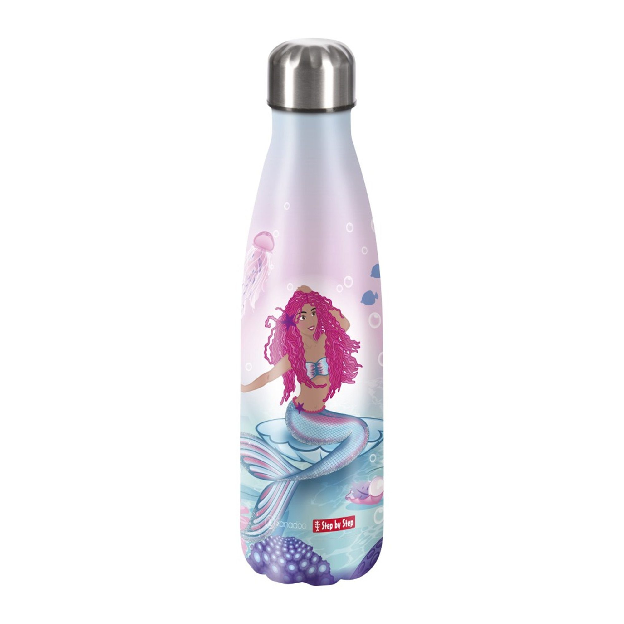 Step by Step Trinkflasche Edelstahltrinkflasche