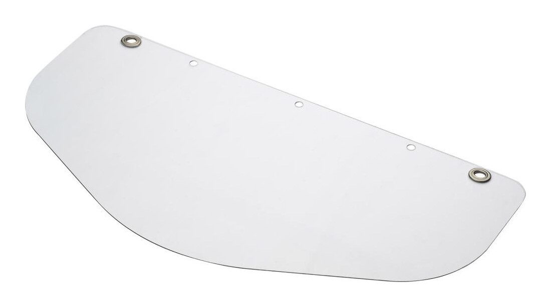VOSS HELME Schutzhelm, Gesichtsschutzschild PC 500 x 250 mm klar