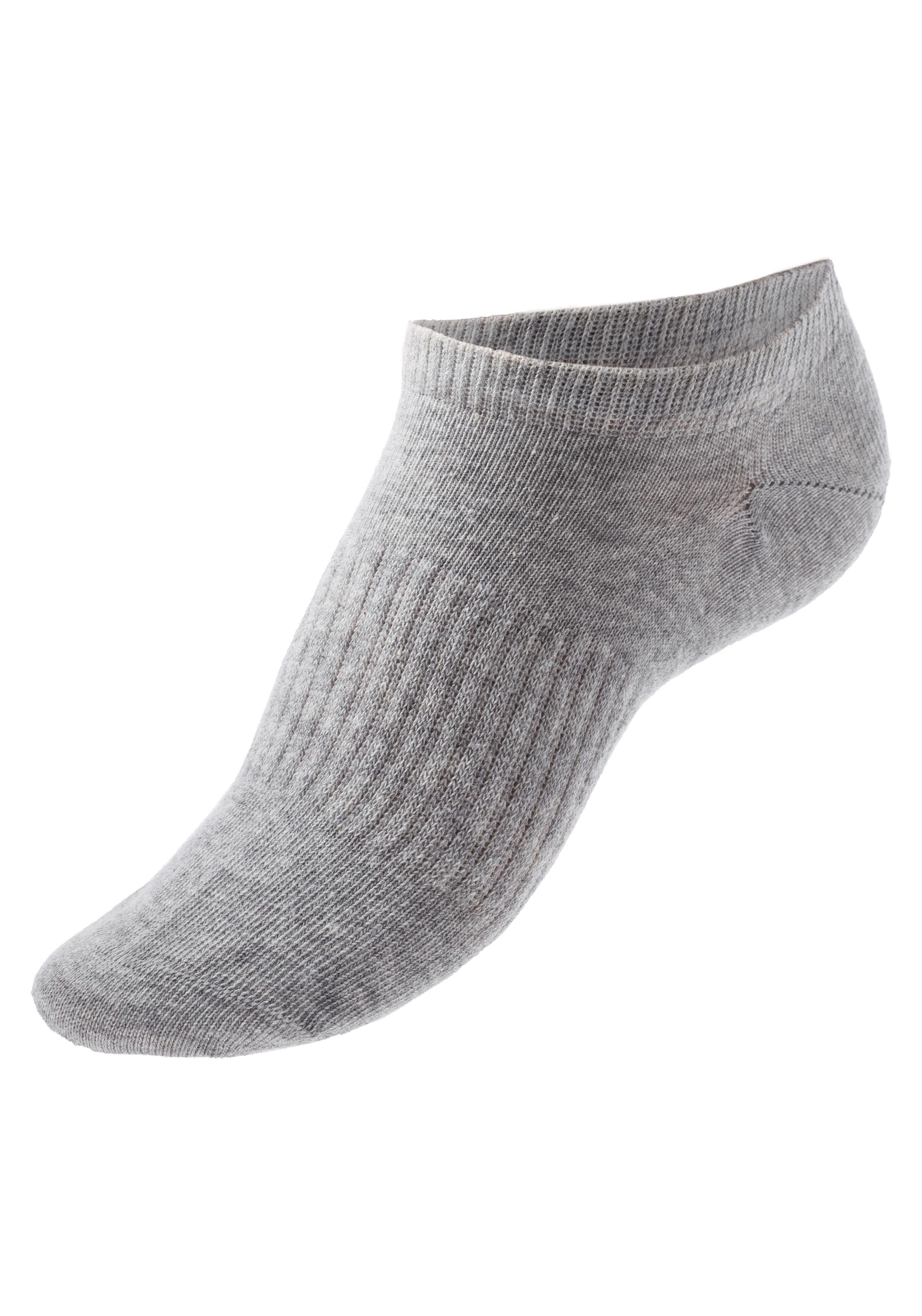 LASCANA ACTIVE Sneakersocken (Packung, 7-Paar) mit Mittelfußgummi