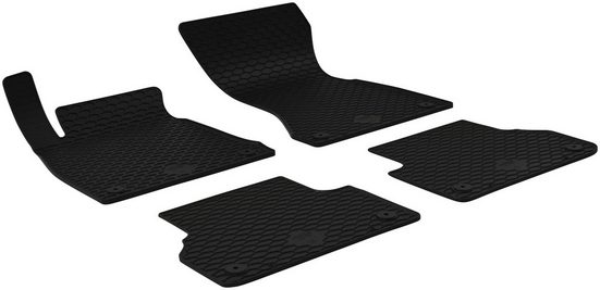 WALSER Passform-Fußmatten (4 Stück), für Audi A5 05/2015-Heute