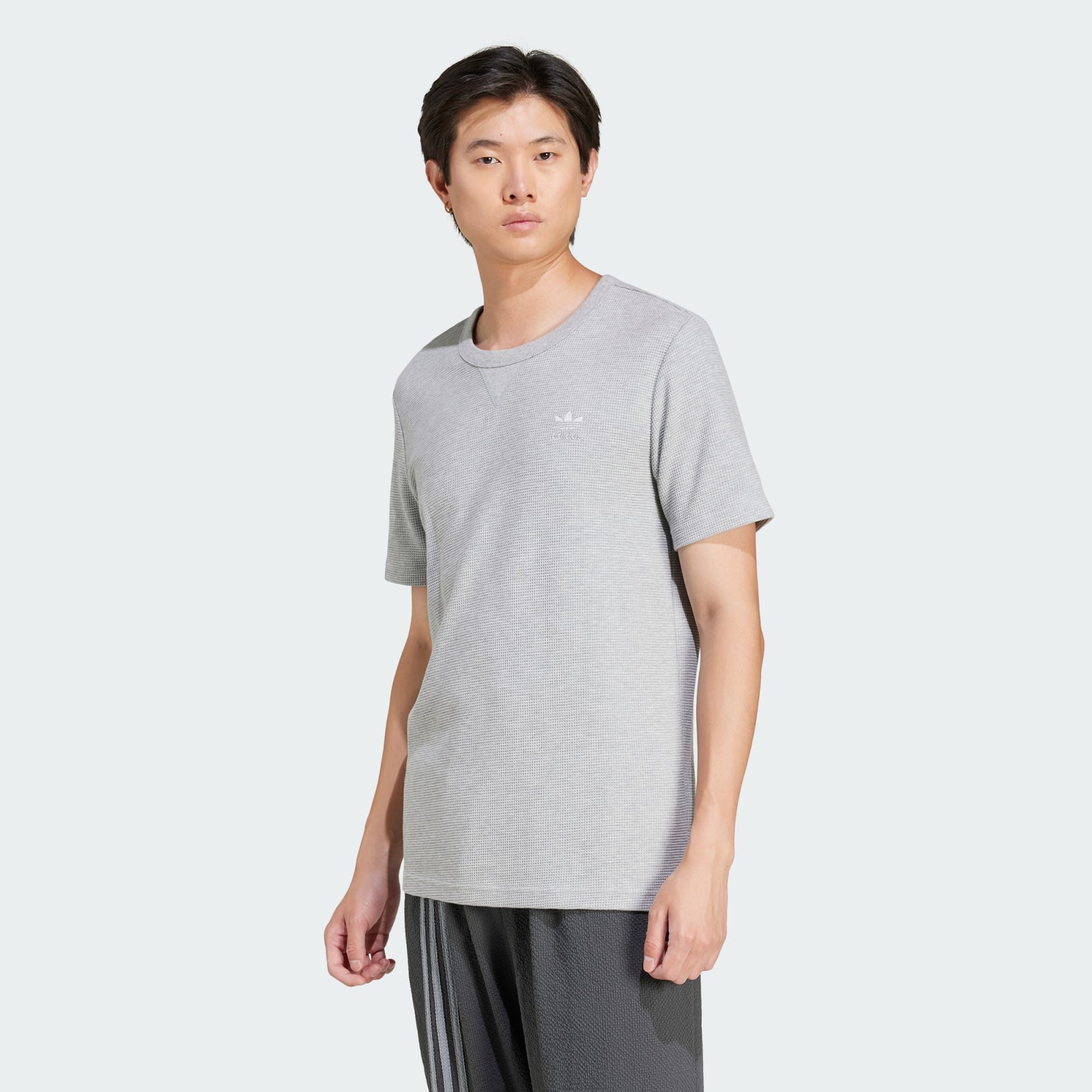 adidas Originals T-Shirt TREFOIL ESSENTIALS, T-SHIRT, WAFFELSTRICK (1-tlg)