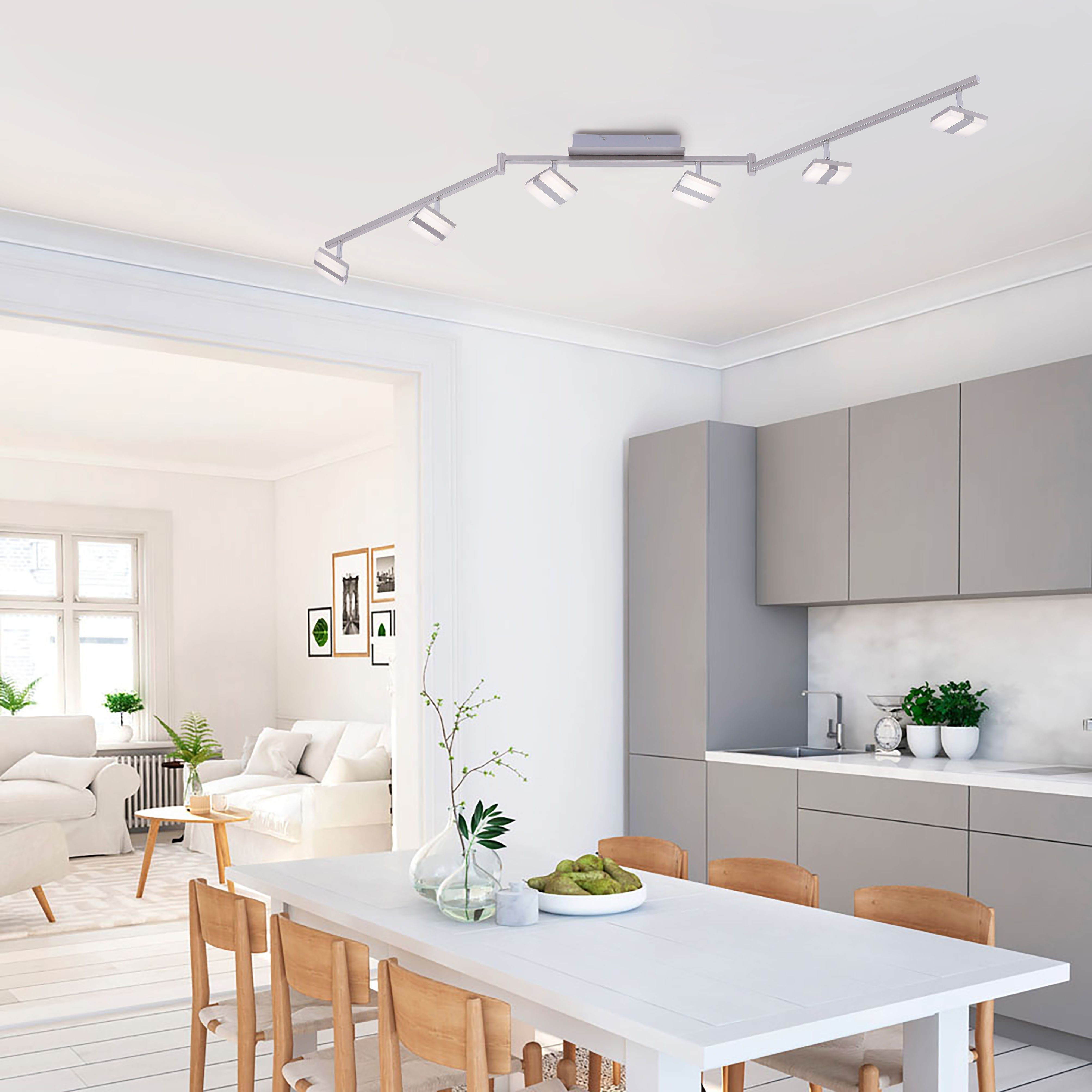 JUST LIGHT LED Deckenleuchte Ls-SABI, Dimmfunktion, günstig online kaufen