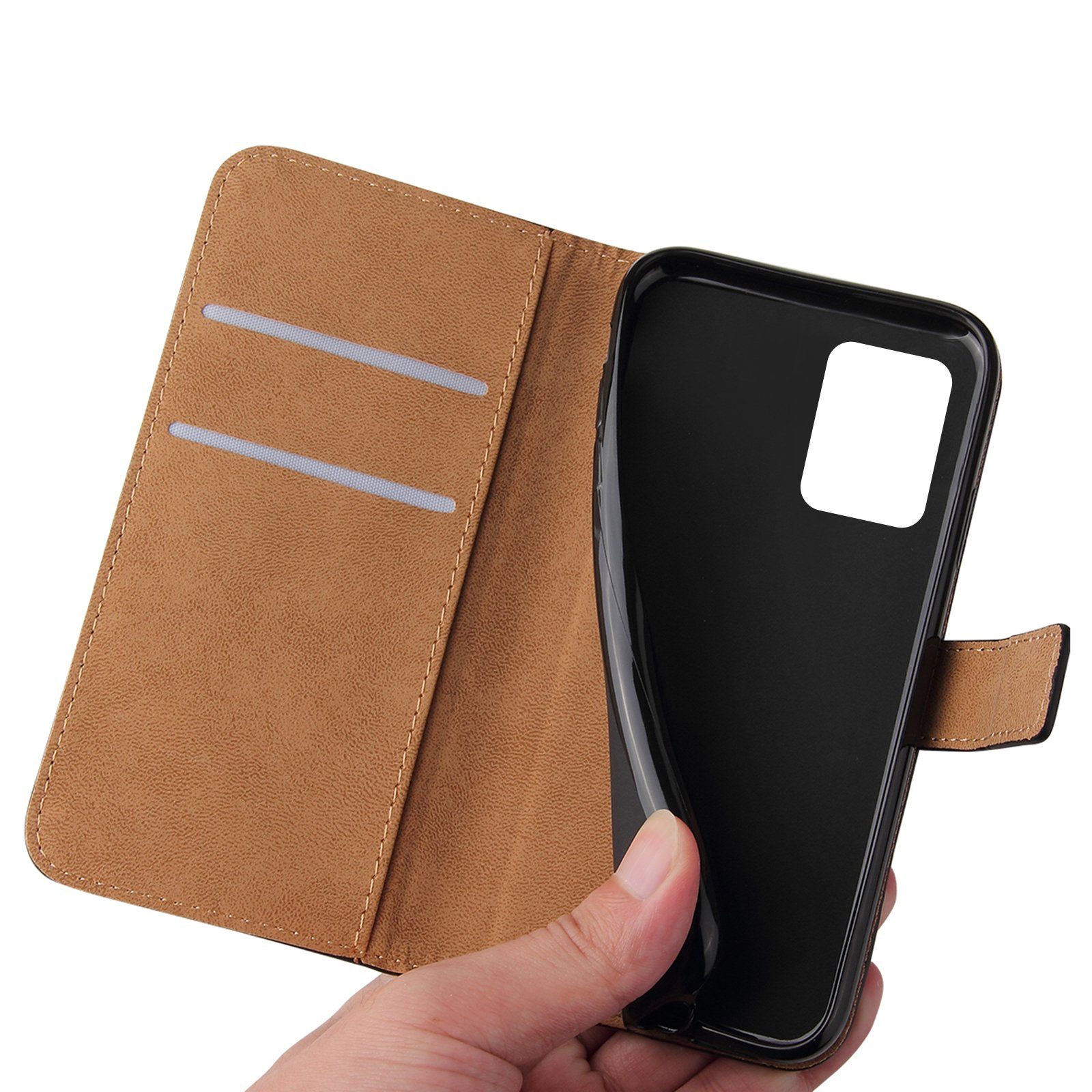 Tec-Expert Handyhülle Klapp Hülle für Samsung Galaxy A12 6.5 Zoll, 6.5, Flip Case für Samsung Galaxy A12