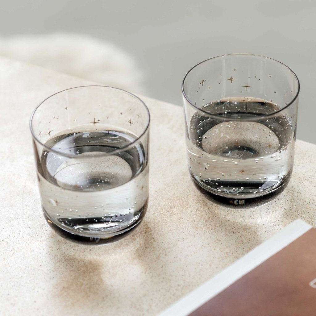 Glow Winter & Villeroy Wasserglas, Boch Glas like. Tumbler-Glas by 2tlg.,