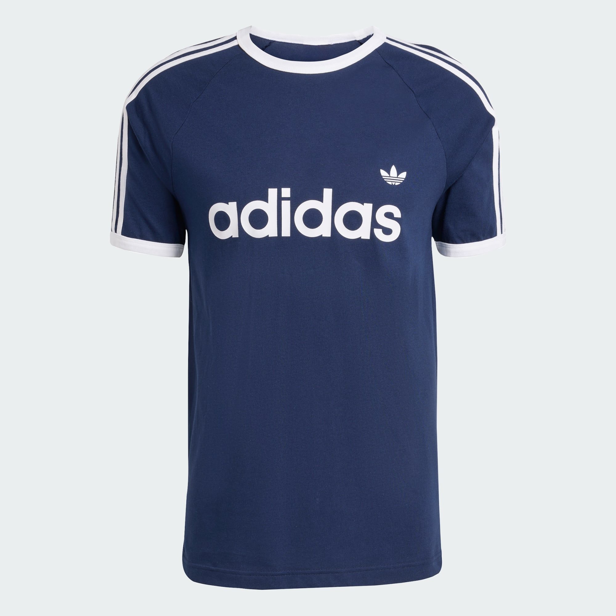 adidas Originals T-Shirt 3-STREIFEN RINGER T-SHIRT, SCHMAL GESCHNITTEN (1-tlg)