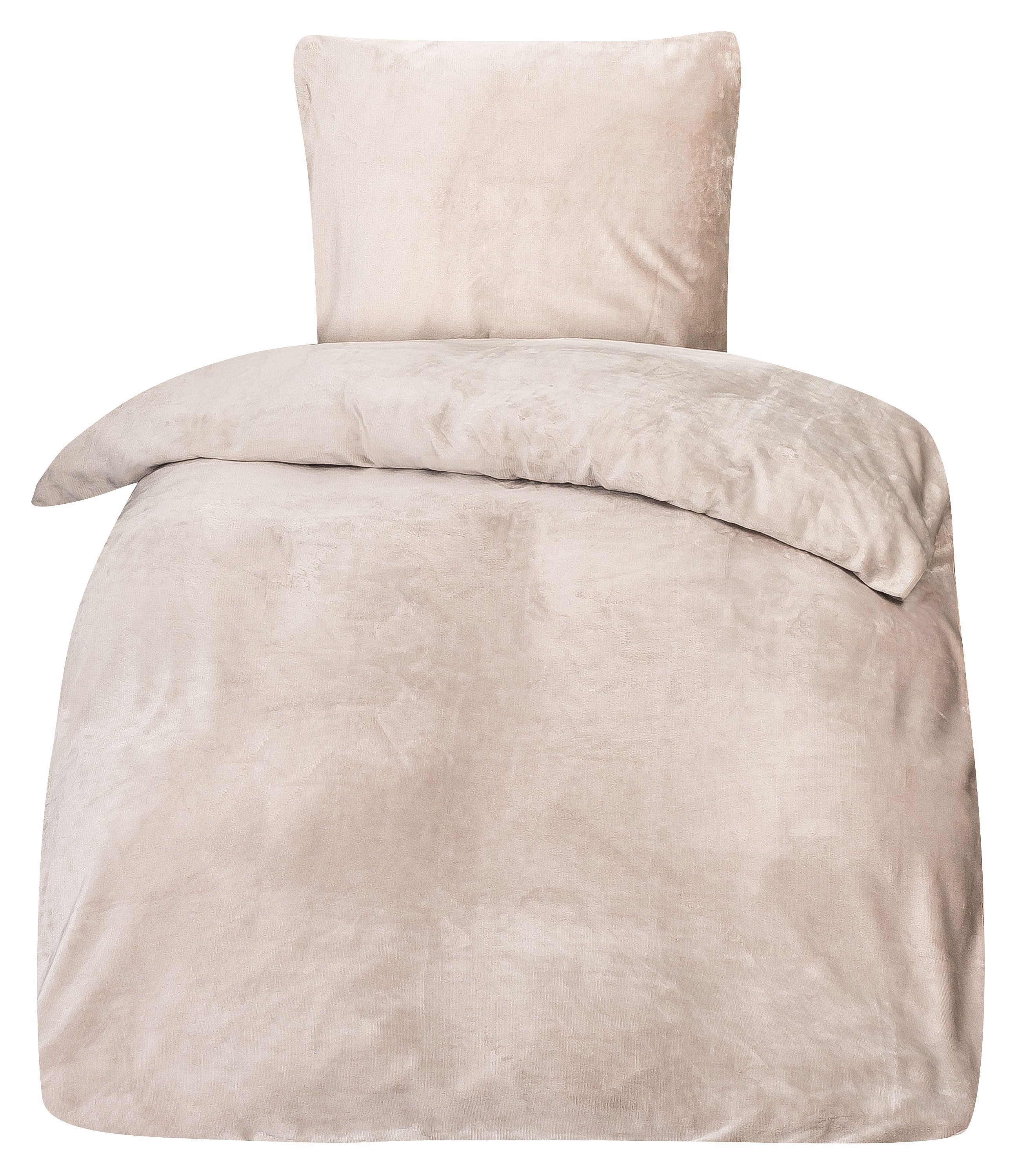 COSIMA Bettwäsche MOON Cashmere Touch Unibettwäsche ca. 135x200 + 80x80 cm, mit Reißverschluss