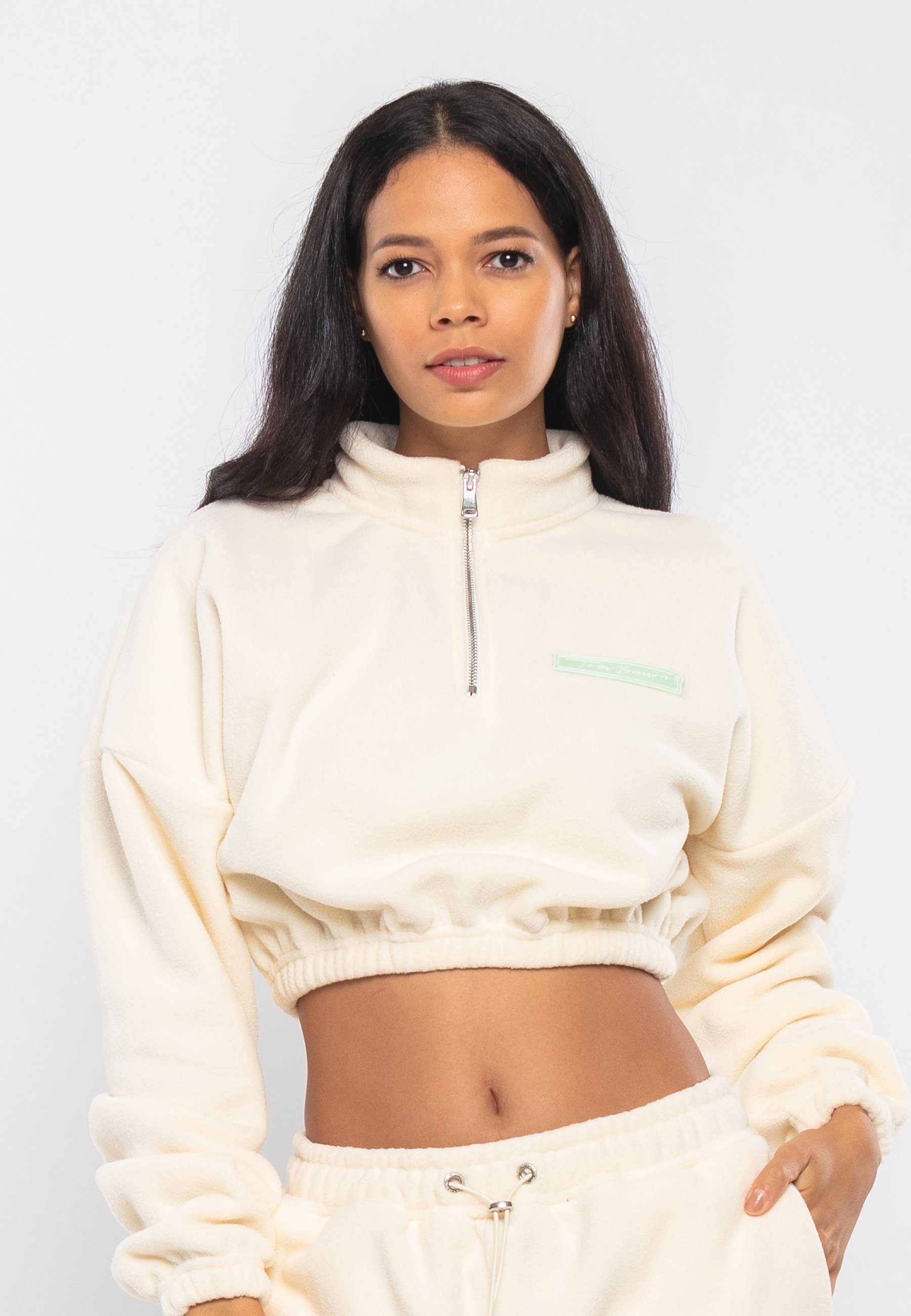 Tom Barron Trainingsanzug WOMAN REGULAR FIT FLEECE FABRIC TRACK SUIT, mit Label-Applikationen – Bild 5 von 5
