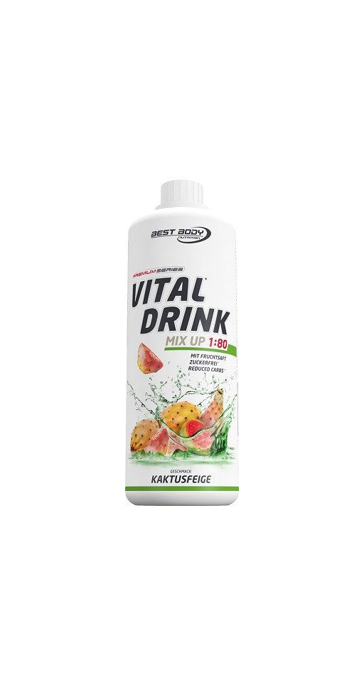 Best Body Nutrition Vital Drink 1 80 - 1000ml - Waldfrucht Flüssigkeit, 1000 ml, Flüssigkeit