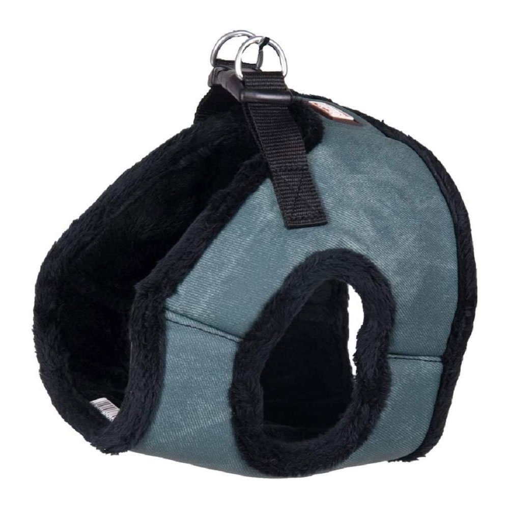 Karlie Hunde-Geschirr Karlie Flamingo Geschirr Mellow Jeans Farbe / Größe: blau / 33cm