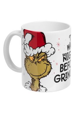 United Labels® Tasse The Grinch Tasse - Twas the night before Grinchmas Weiß 320 ml, Keramik