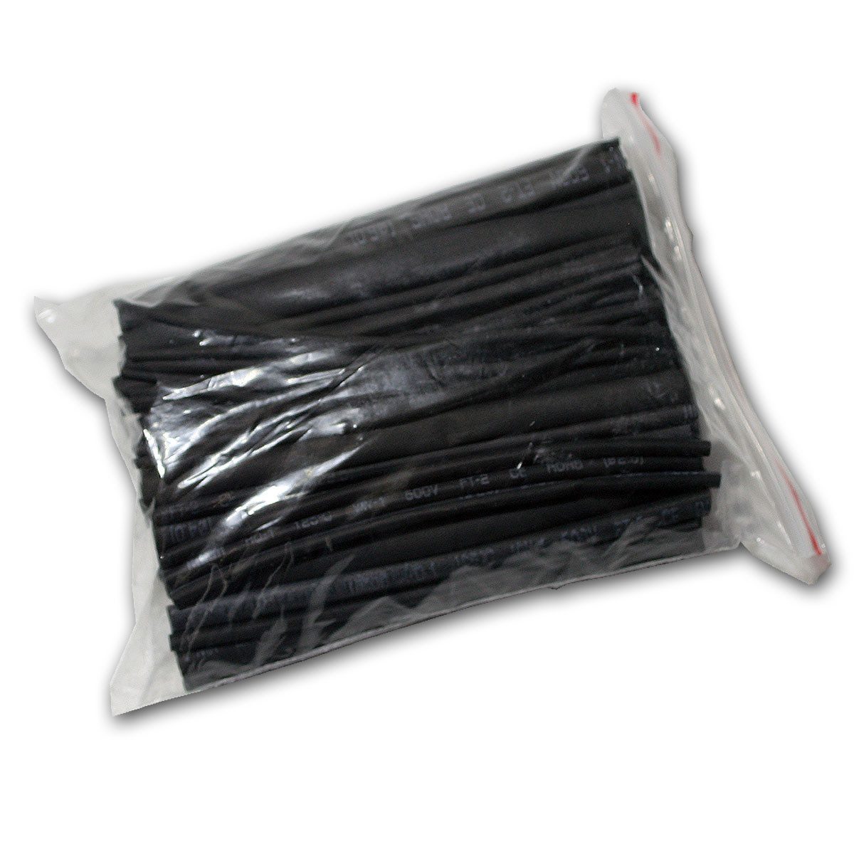 ChiliTec Schrumpfschlauch Schrumpfschlauch-Sortiment, 100-teilig, schwarz