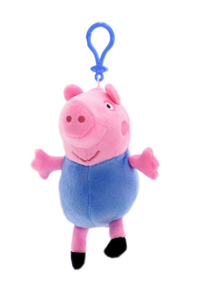 SAMBRO Kuscheltier Peppa Wutz Plüschanhänger (14cm) George