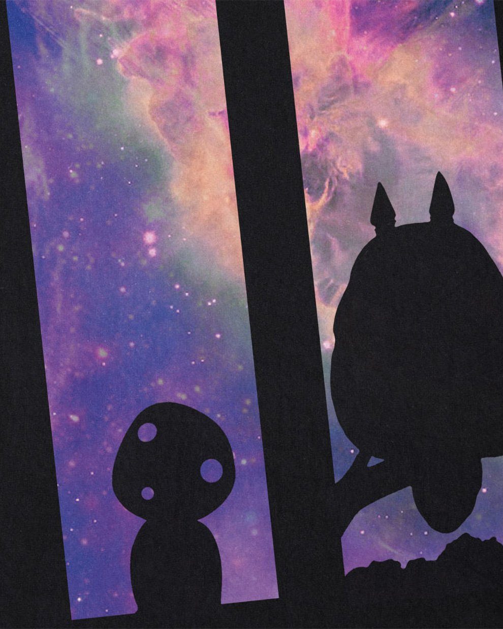 style3 T-Shirt Anime Galaxy totoro mononoke schloss chihiro film mononoke günstig online kaufen