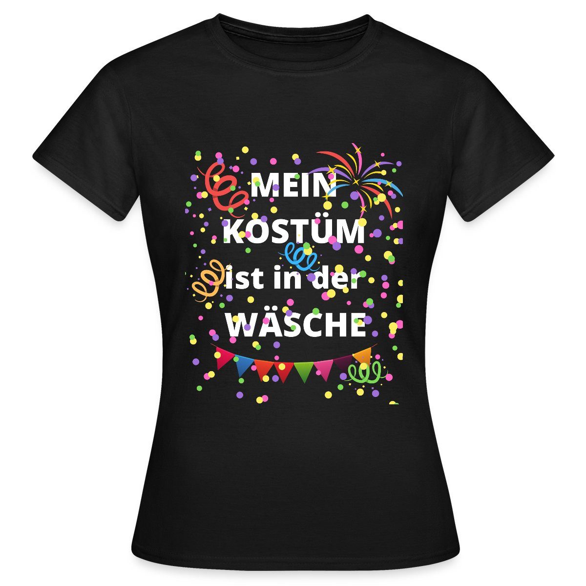 Spreadshirt T-Shirt Mein Kostüm Ist In Der Wäsche Fasching Karneval Outfit günstig online kaufen
