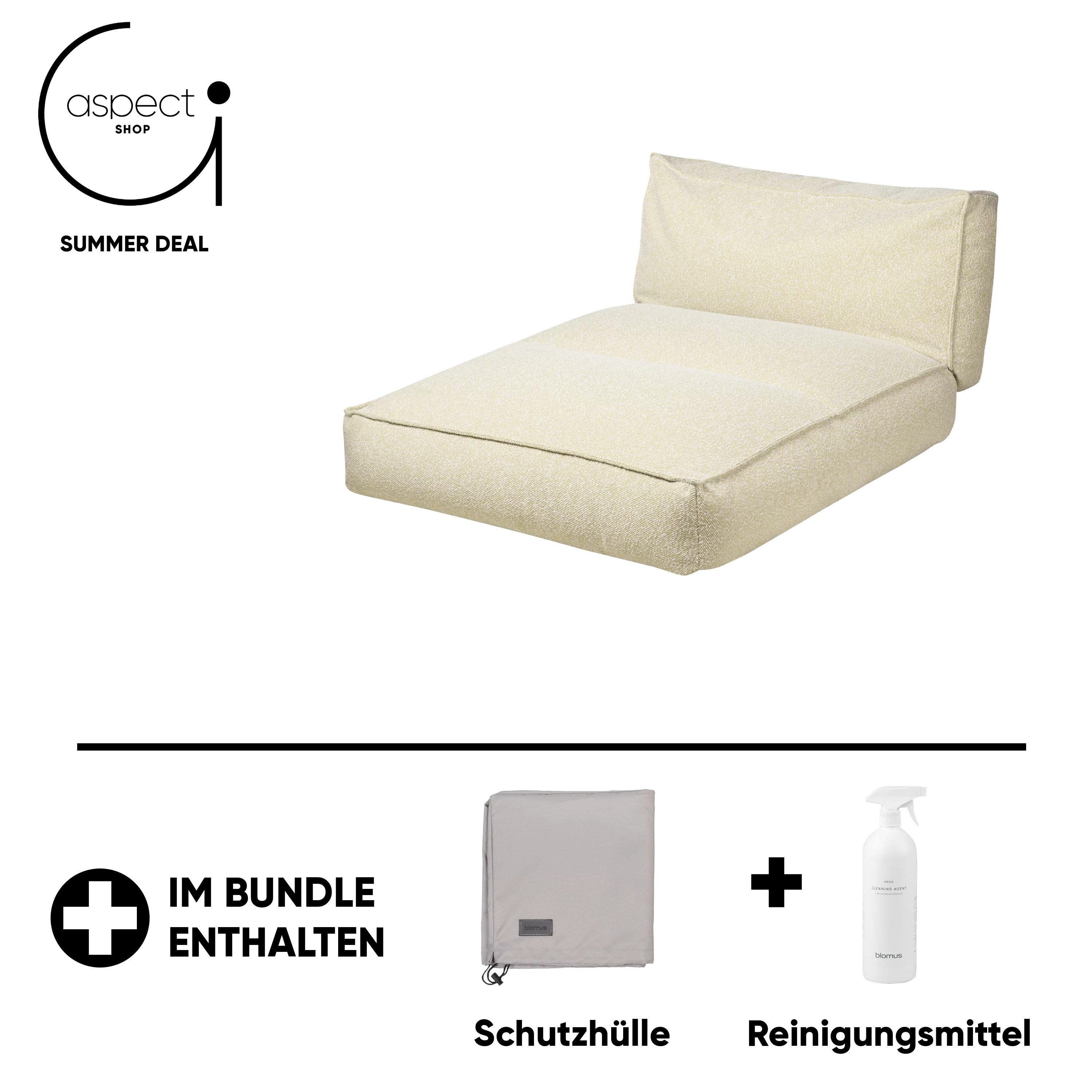 blomus Daybed Blomus Bett Stay Special Edition Reah Sun + Gratis Hülle & Reinigung